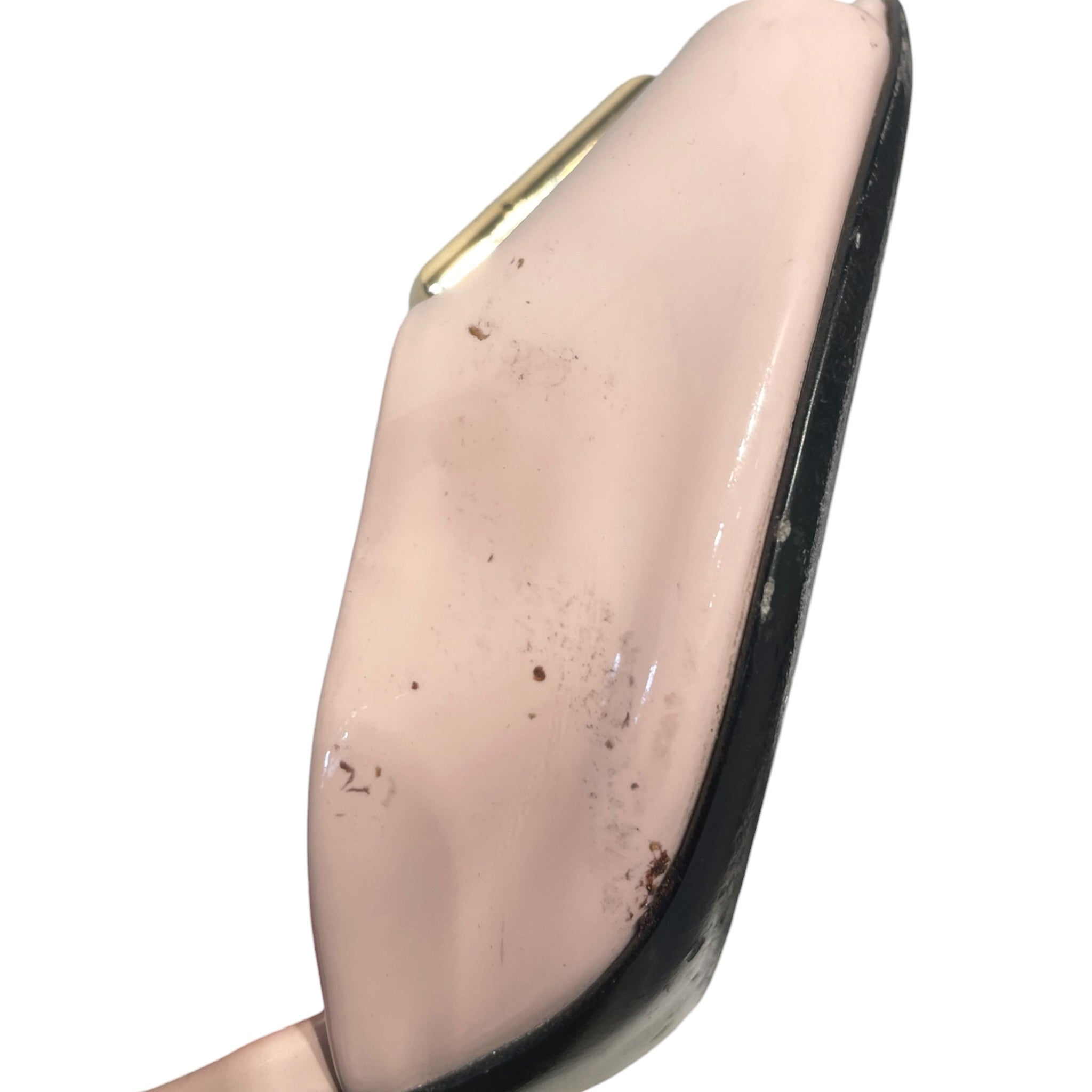 DOLCE&GABBANA/Heels/EU 37/Leather/PNK/PEEP TOE GOLD DG view 7