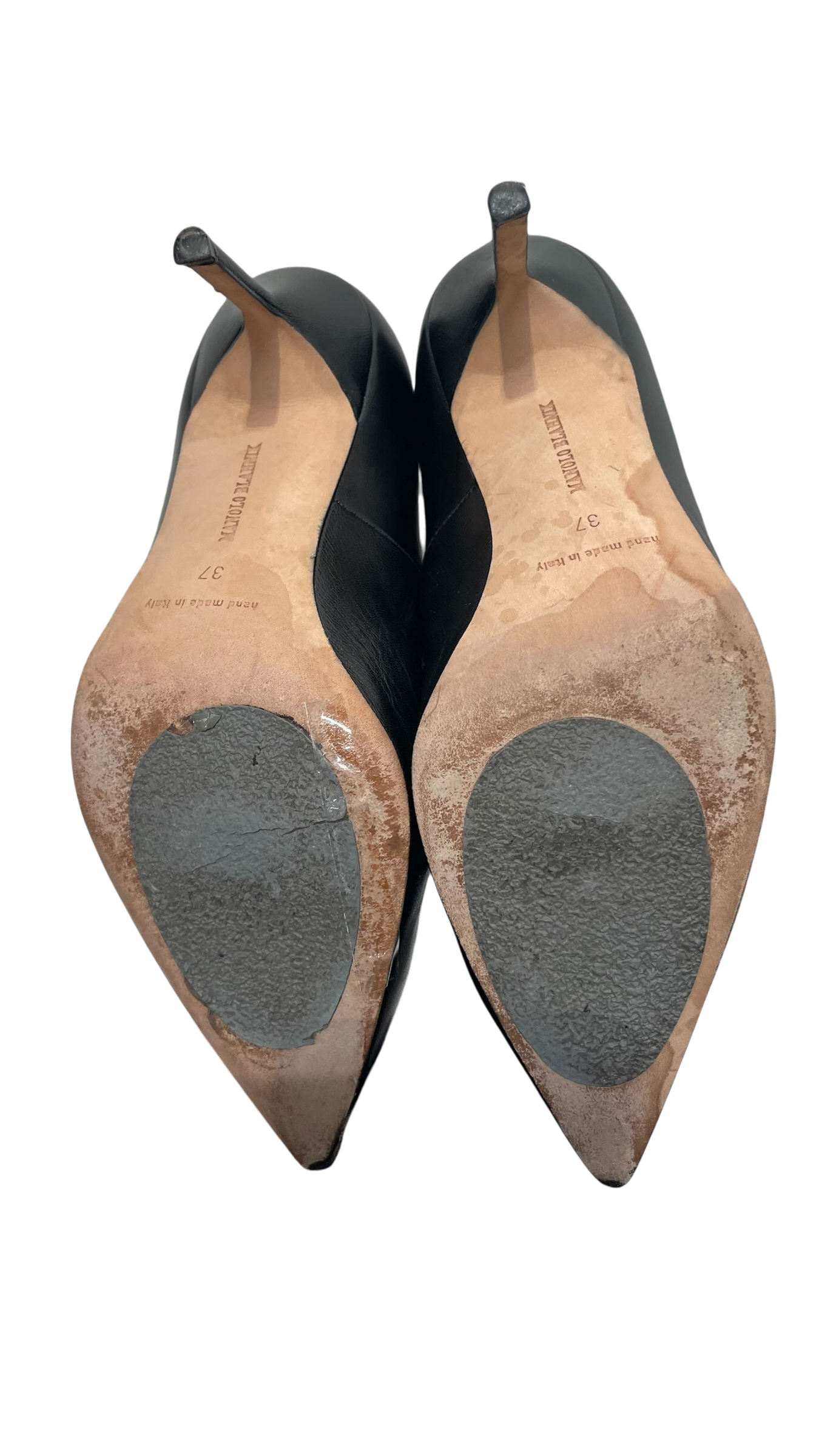 MANOLO BLAHNIK/Heels/EU 37/Leather/BLK/ view 5