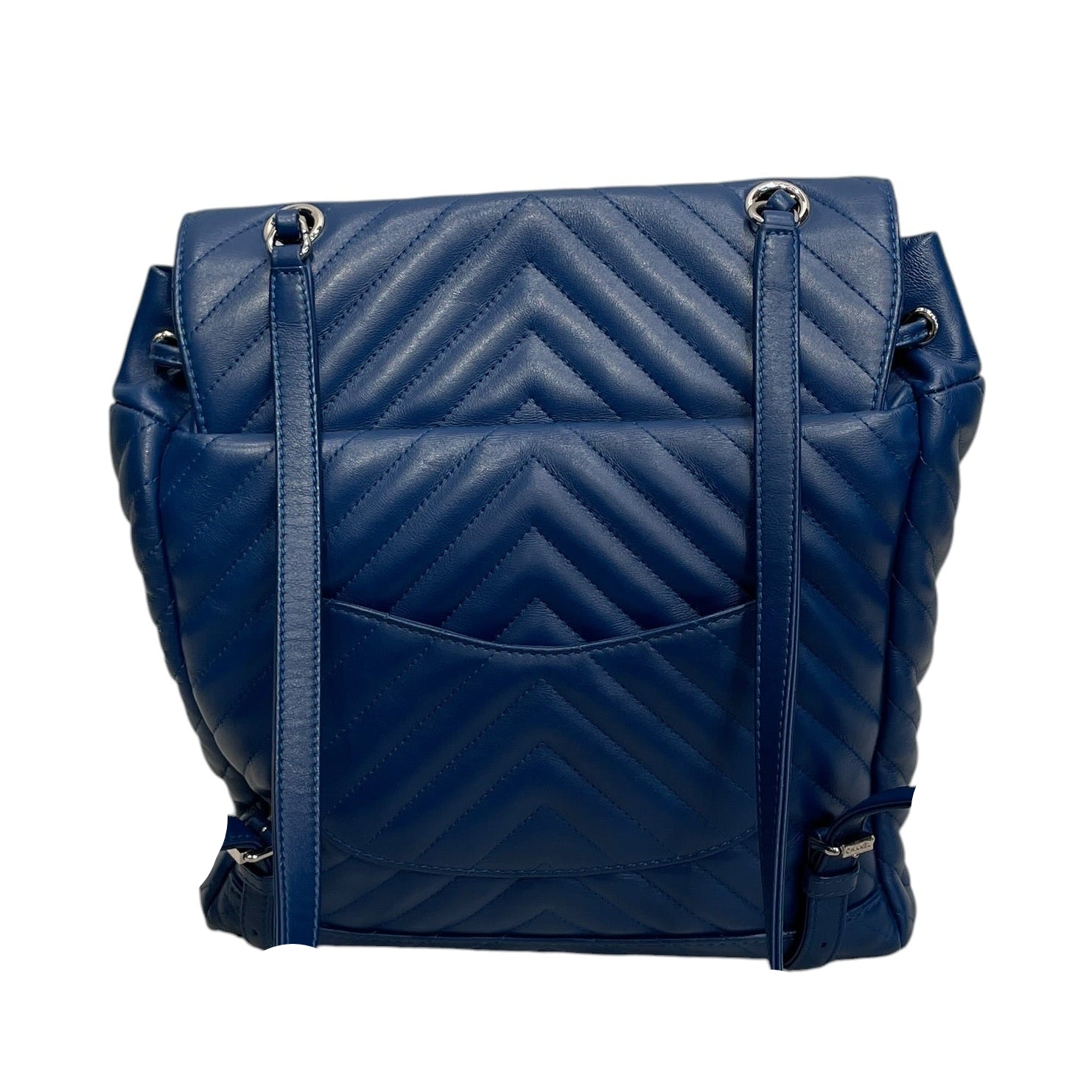 CHANEL/Backpack/Leather/BLU/23980698 view 2