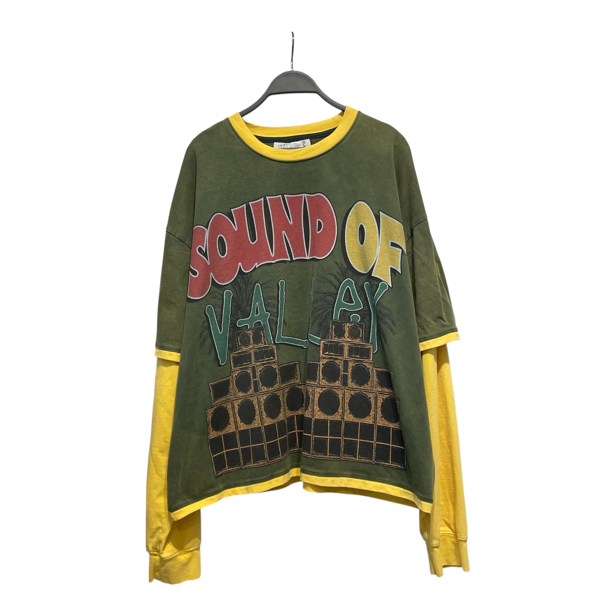 Vale/LS T-Shirt/XL/Cotton/GRN/Graphic/Sound of Valley view 1