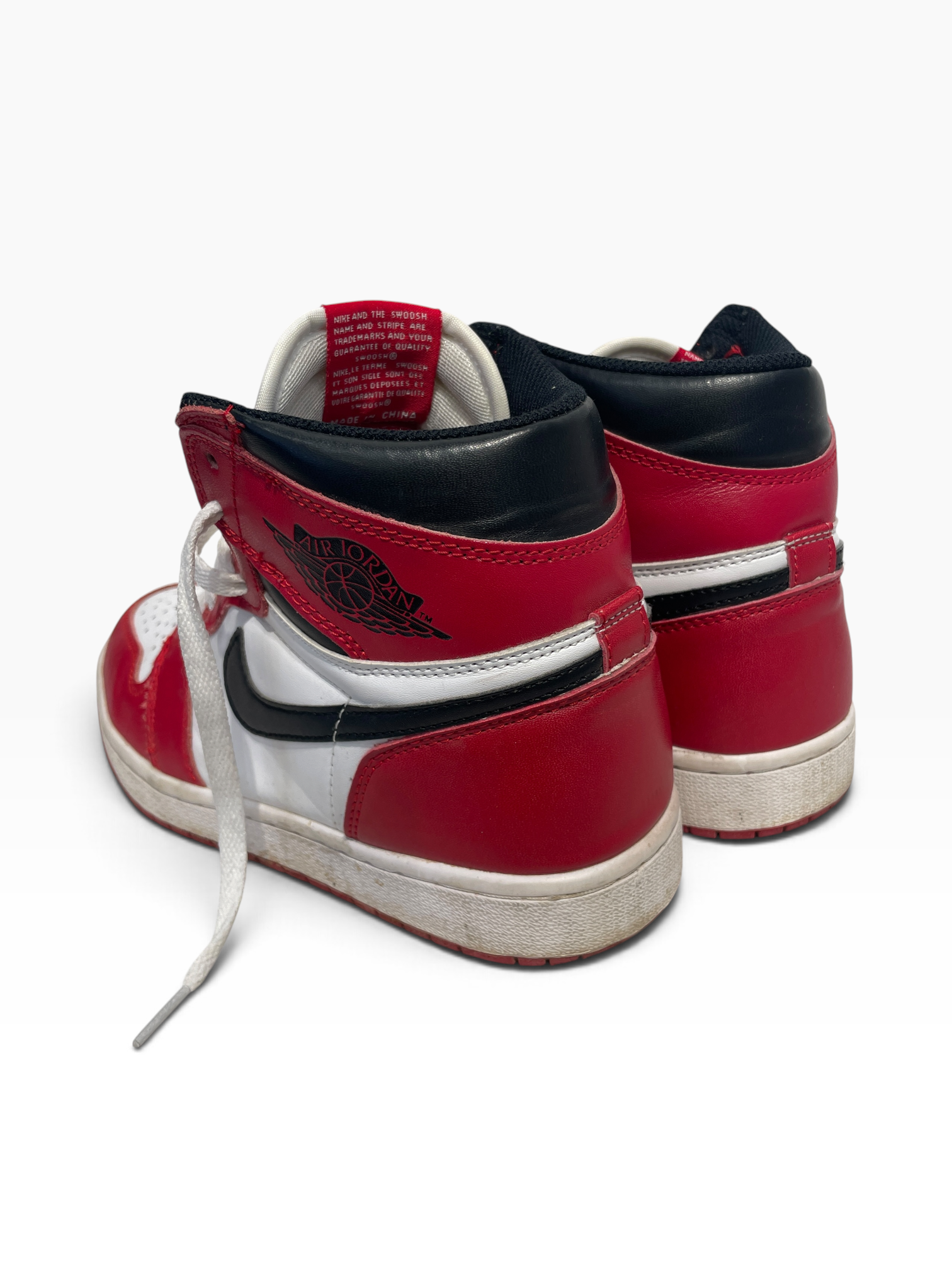 NIKE/Hi-Sneakers/US 9/Leather/RED/chicago 1 view 1