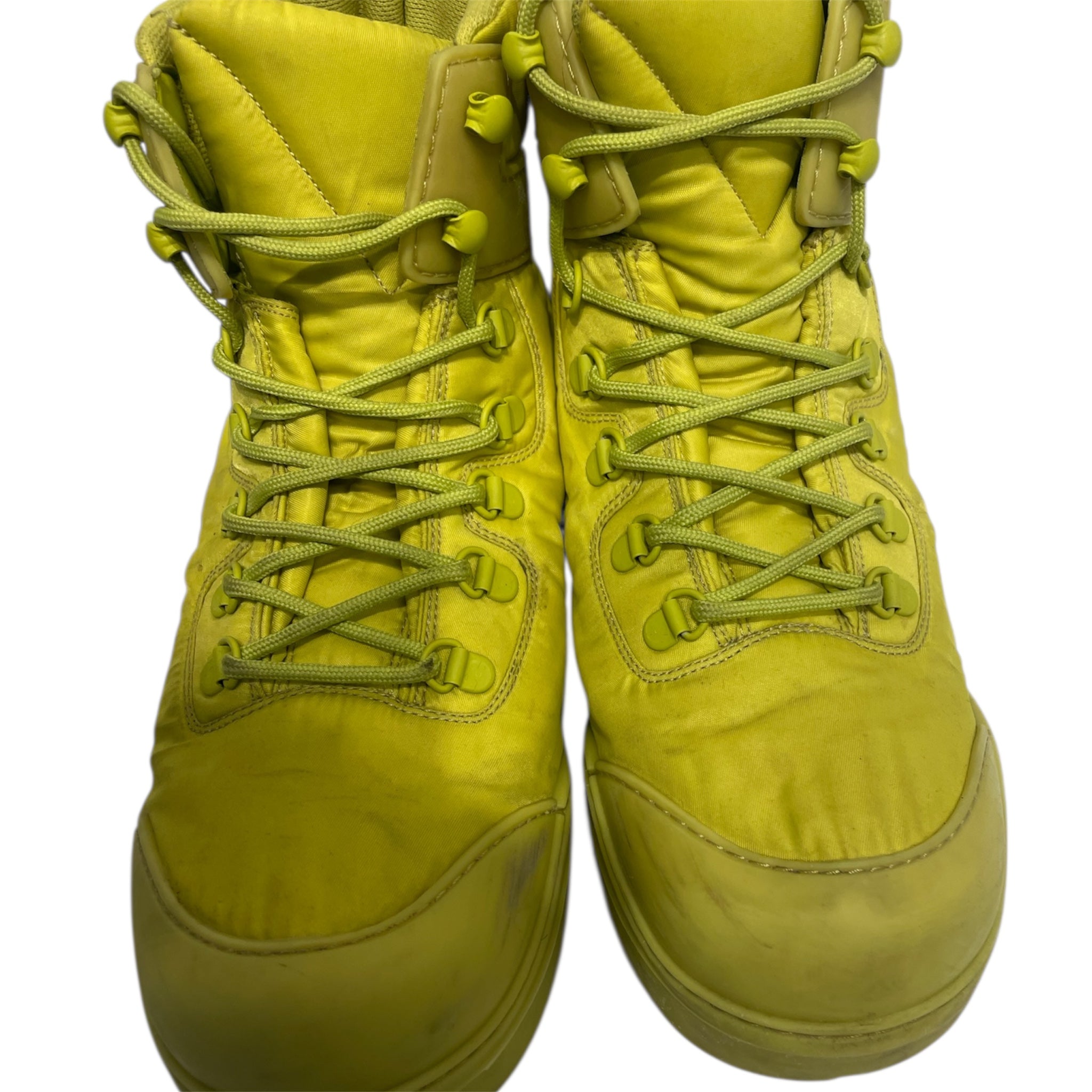 BOTTEGA VENETA/Boots/US 7/Nylon/YEL/PUDDLE BOMBER view 4