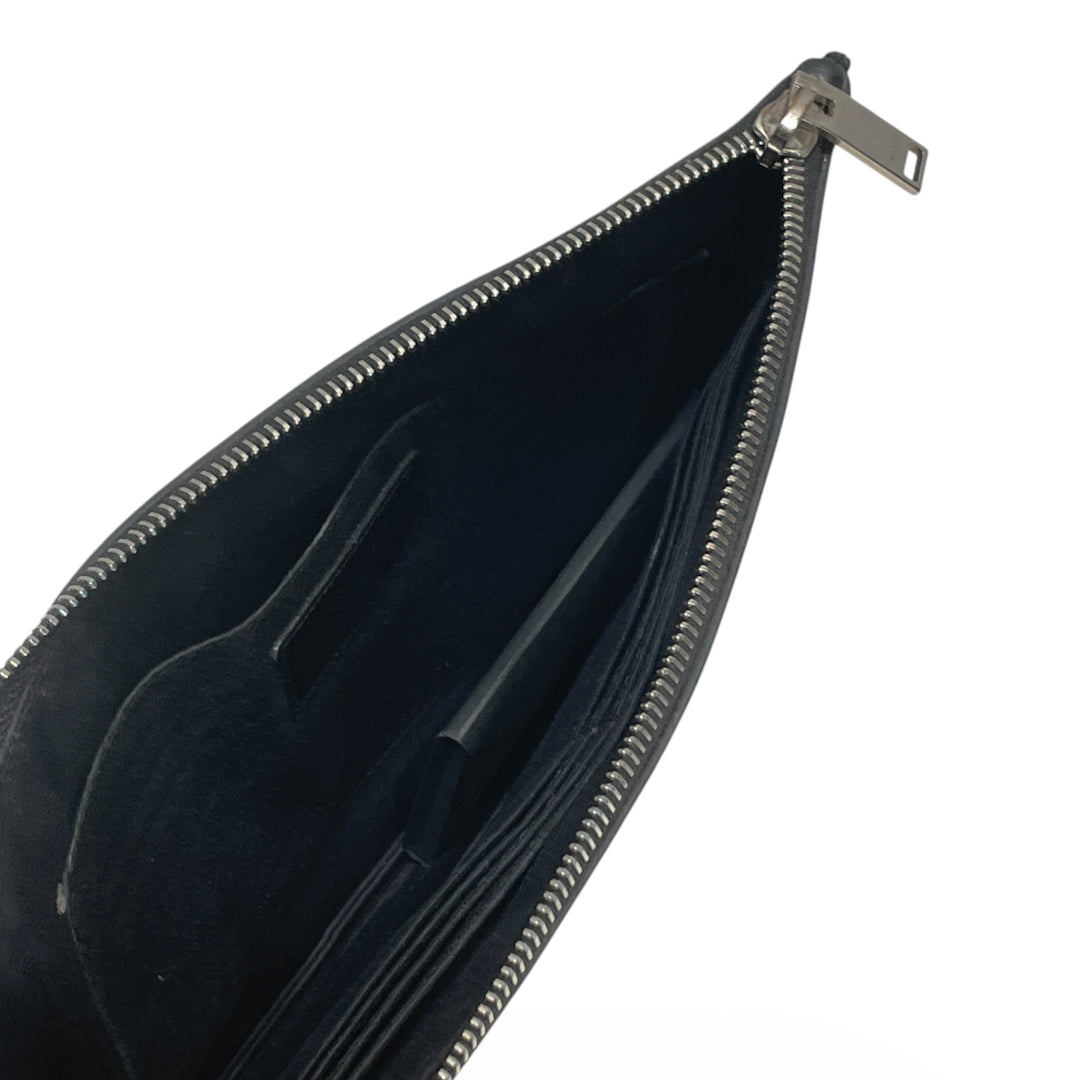 SAINT LAURENT/Pouch/Leather/BLK/pink diamond patch view 4