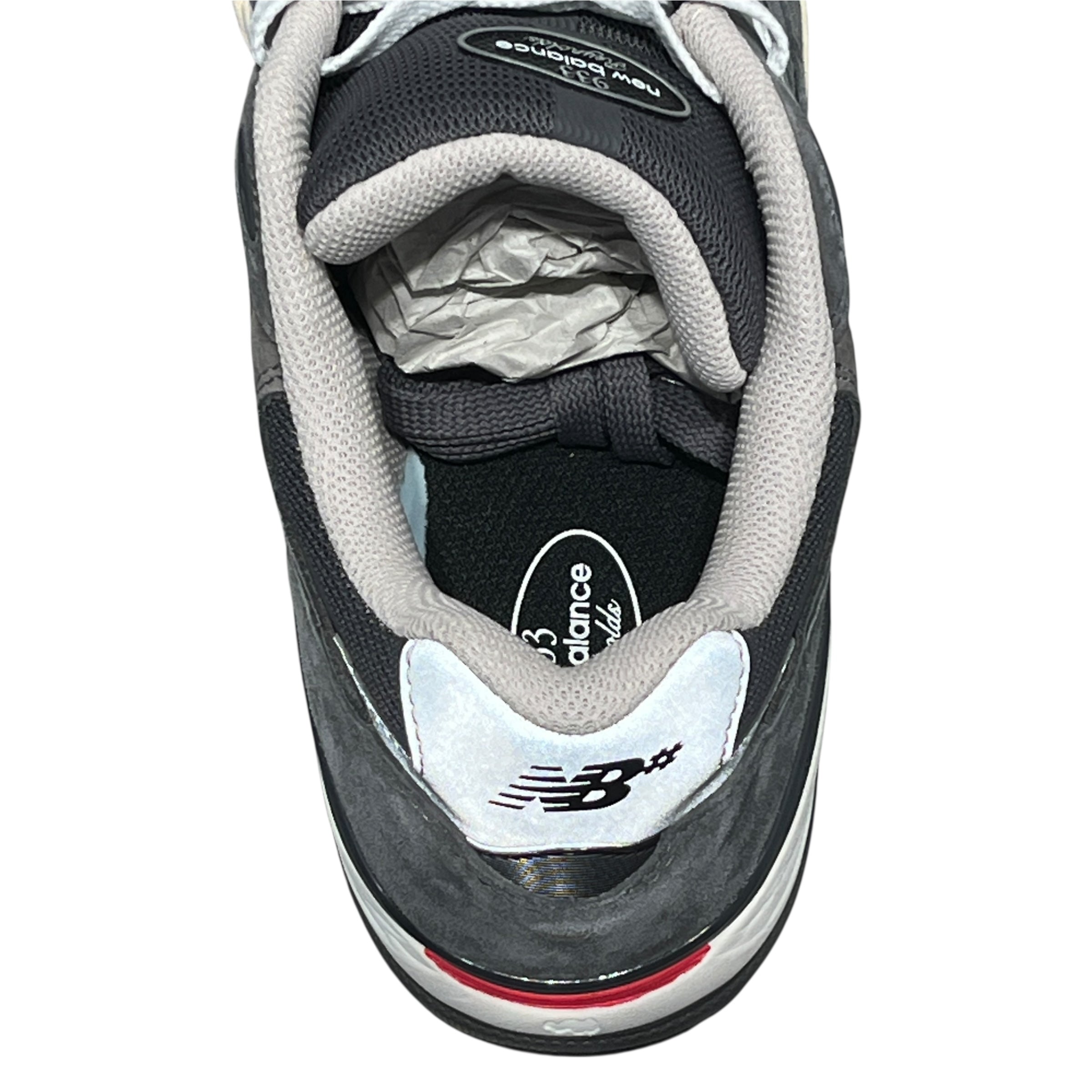 NEW BALANCE/Low-Sneakers/US 12/Leather/GRY/NB 993 SUEDE GREY view 3
