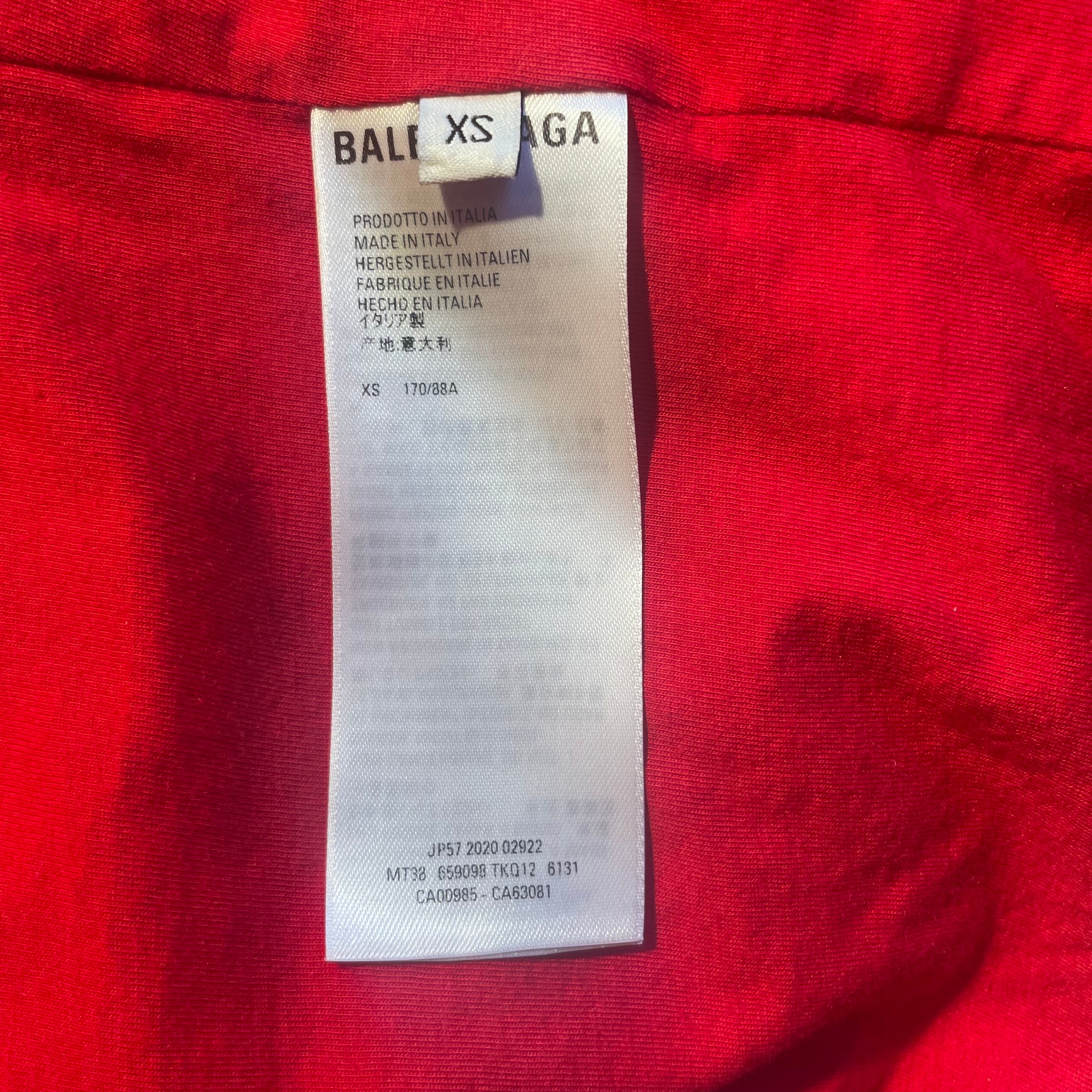 BALENCIAGA/Jacket/XS/Cotton/RED/hotels & resorts back view 5
