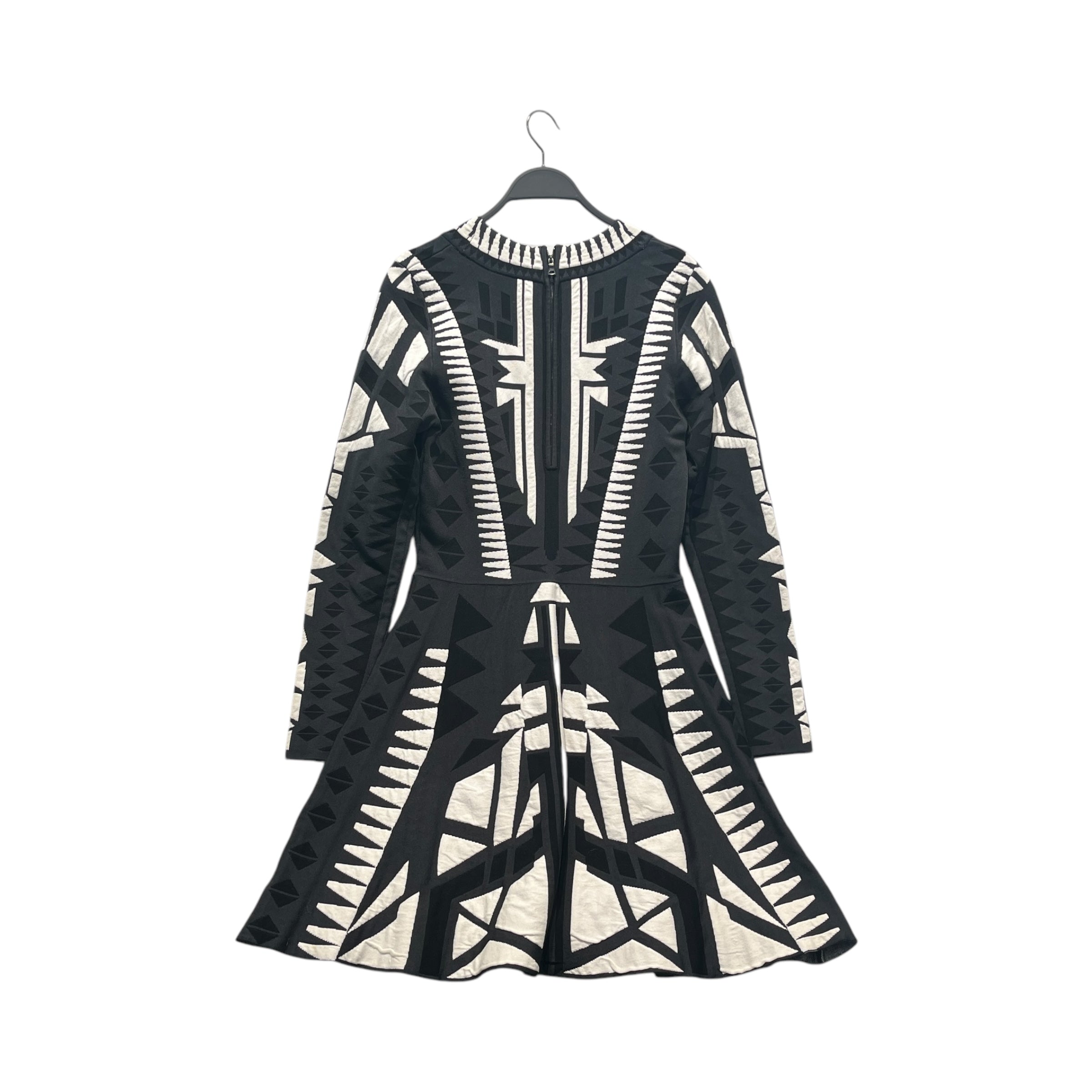 Parker/LS Dress/M/Graphic/Rayon/BLK/tribal print dress view 2