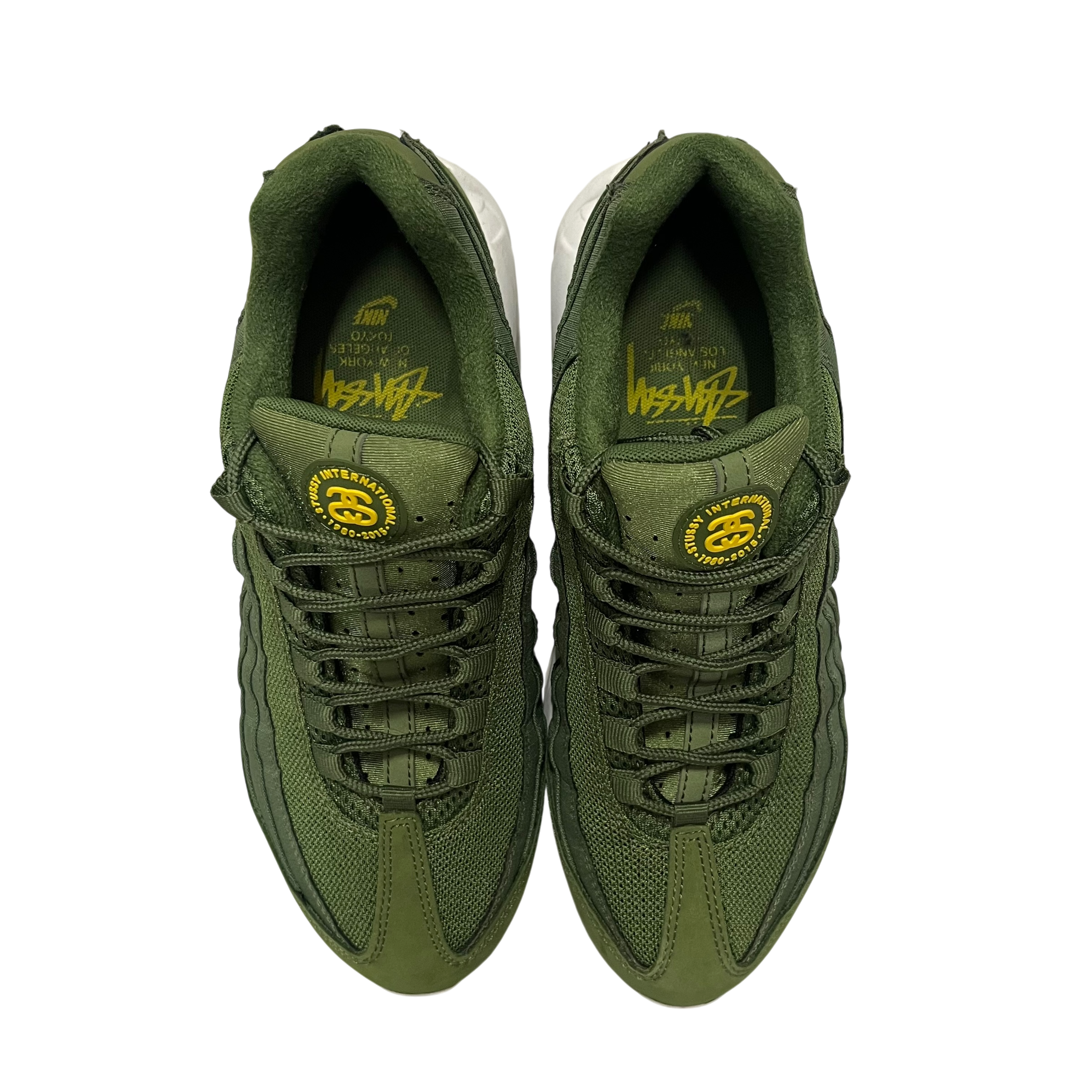 NIKE/STUSSY/Low-Sneakers/US 9/GRN/am95 view 4