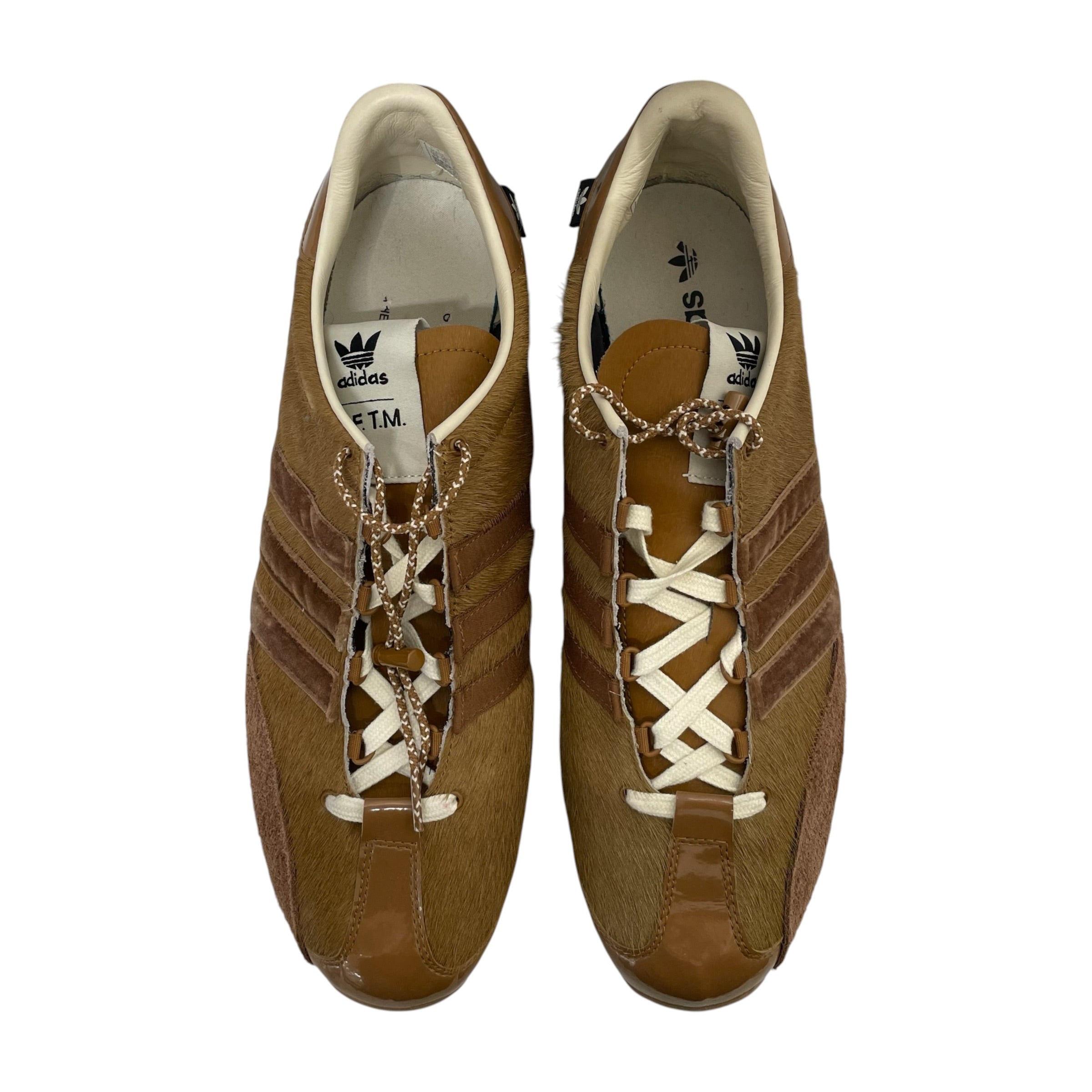 adidas/SONG FOR THE MUTE/Low-Sneakers/US 13/Fake Fur/GLD/SFTM BRONZE view 4