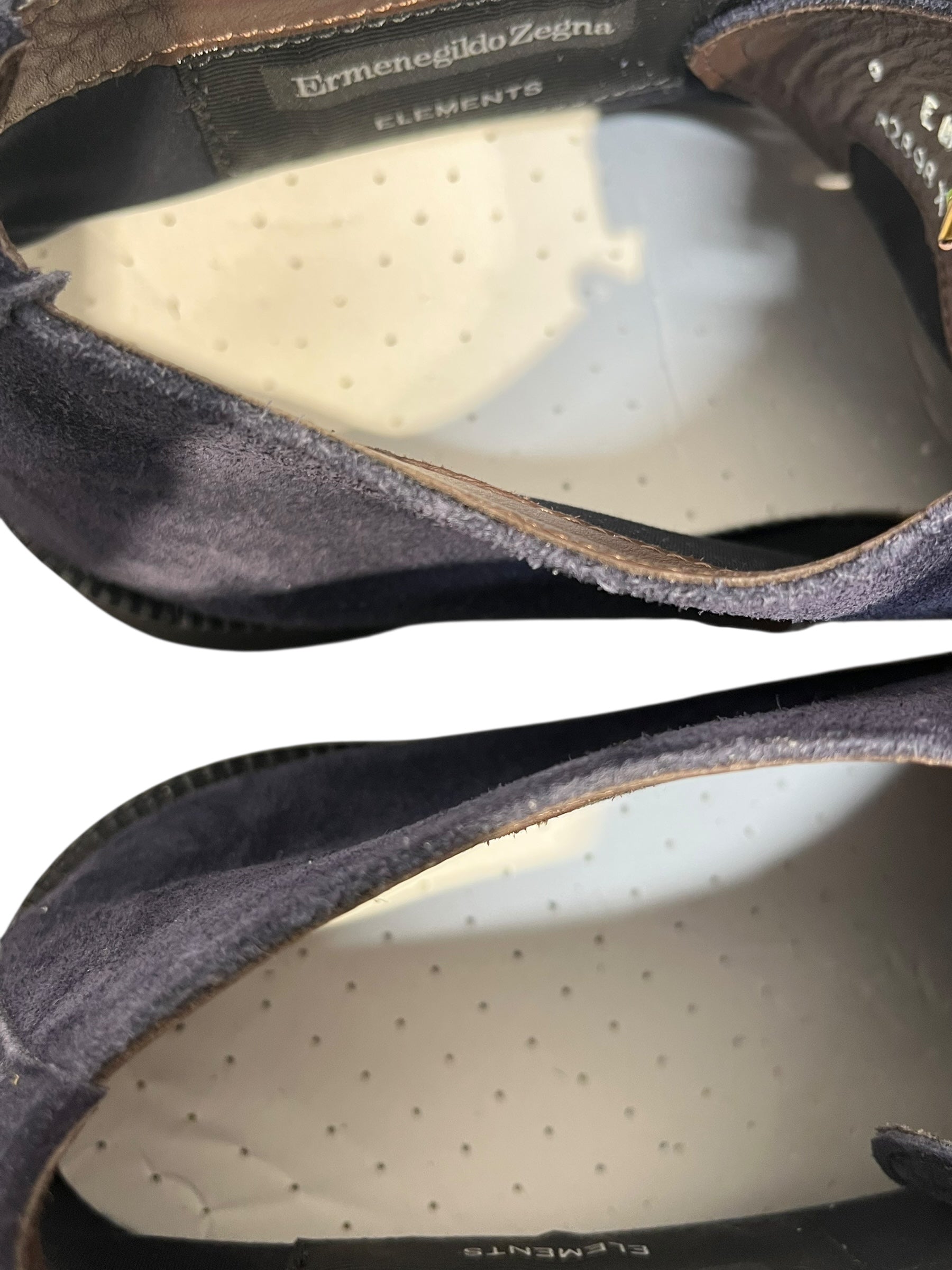 Ermenegildo Zegna/Dress Shoes/US 9/Suede/NVY/A2898, 3 EYELET DRESS SHOES view 4