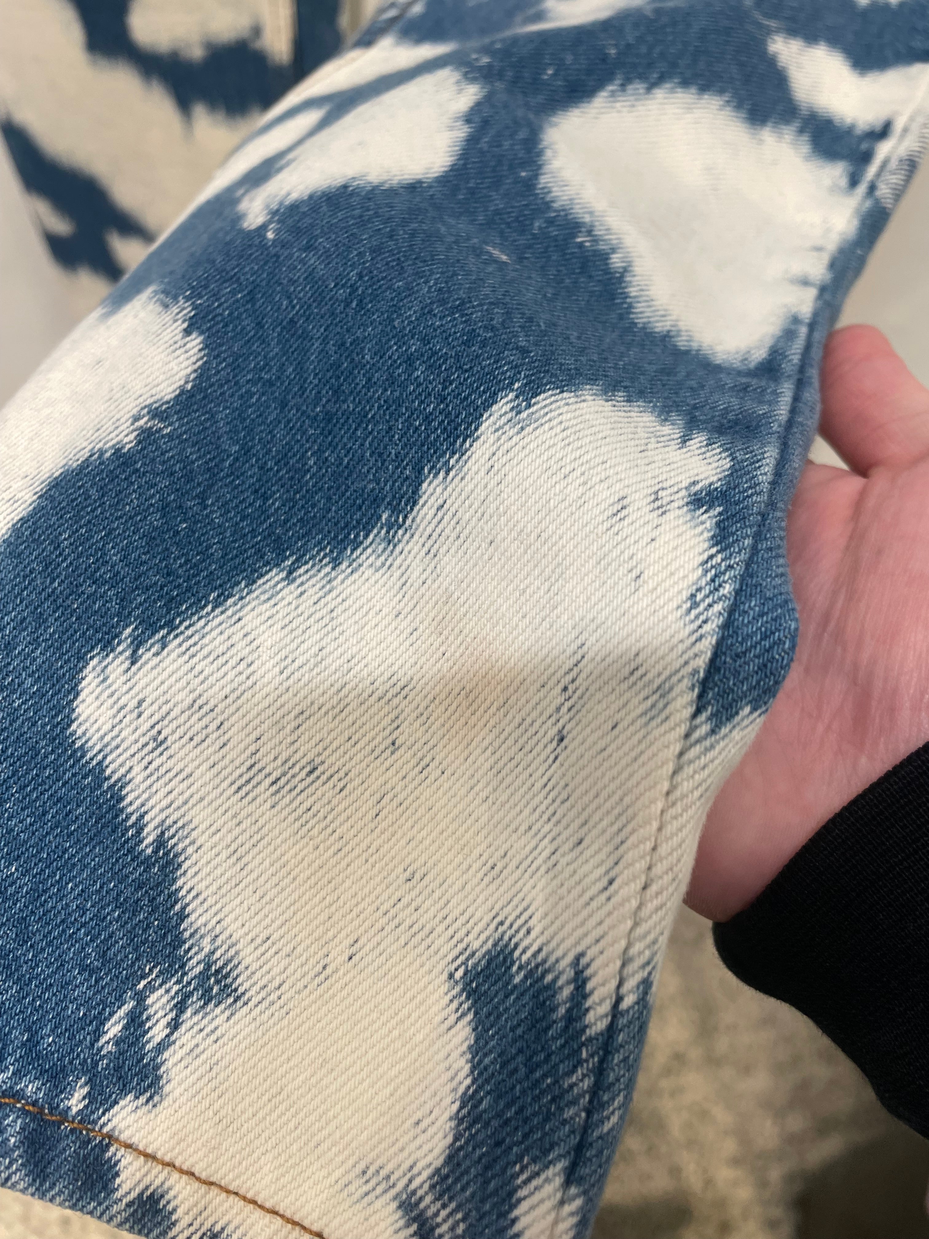 BURBERRY/Pants/27/Denim/BLU/All Over Print/ view 6