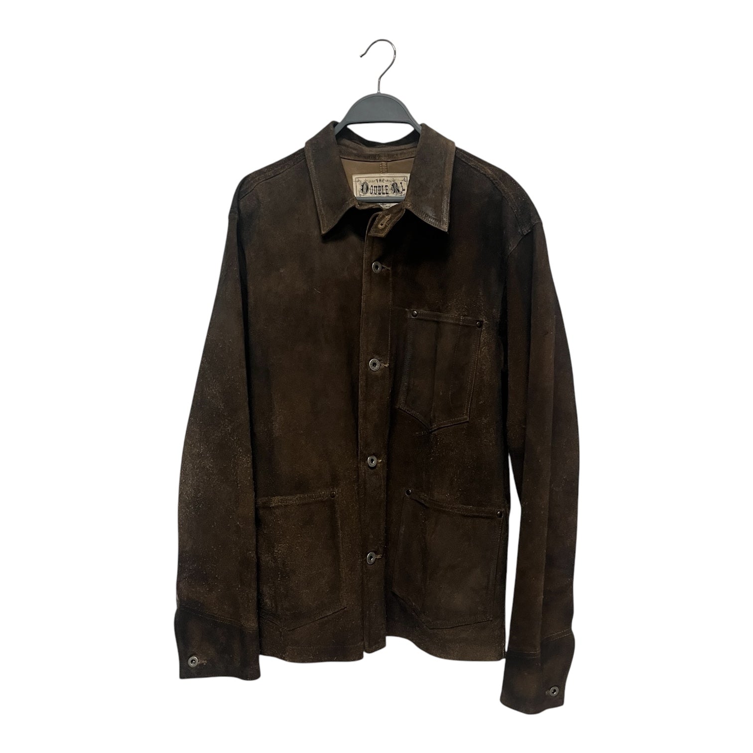 RRL/Leather Jkt/M/Suede/BRW/Single Breasted/SUEDED TRUCKER JACKET view 1