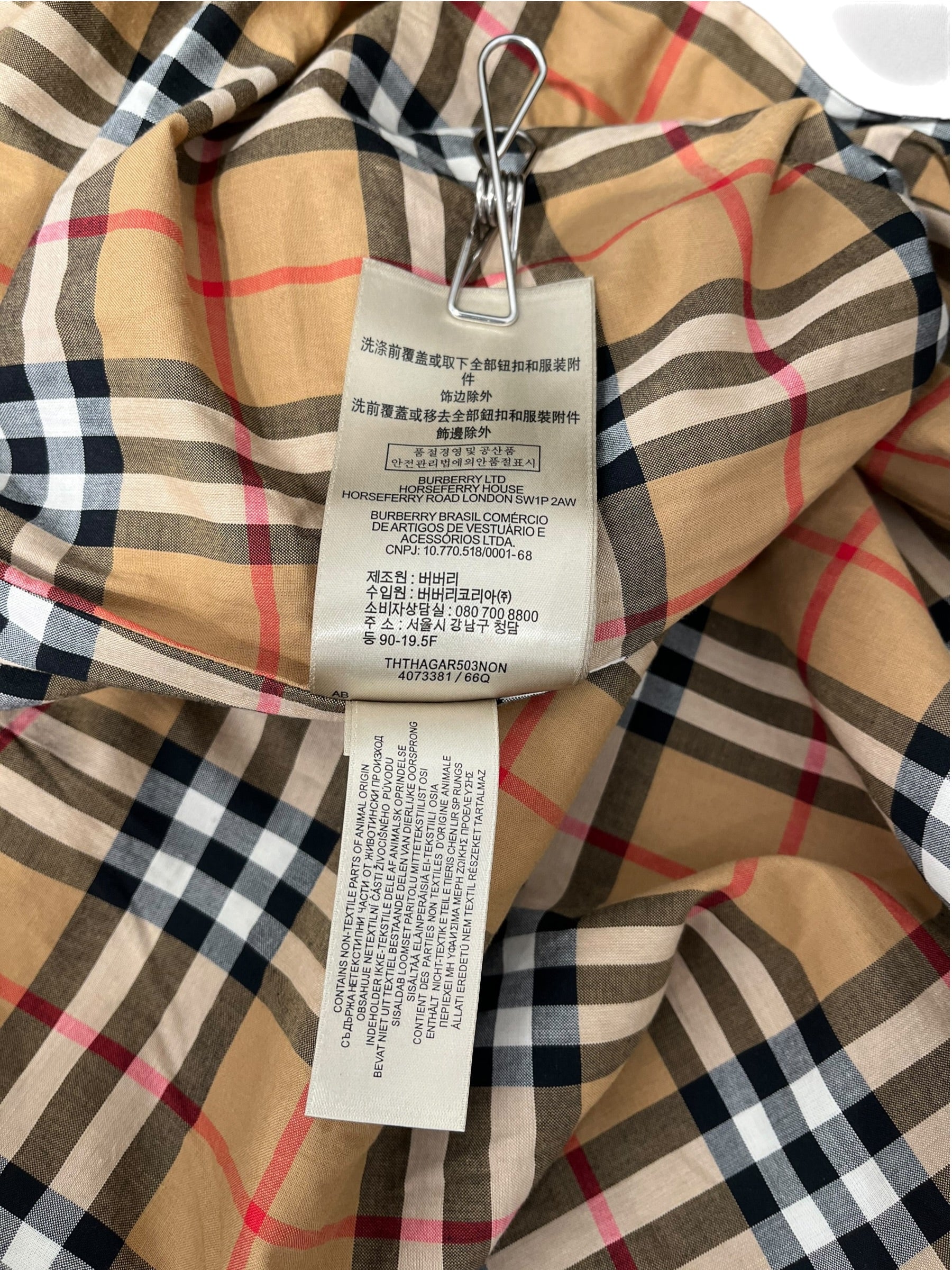 BURBERRY/Trench Coat/8/Cotton/GRN/THE WESTMINSTER LONG view 8
