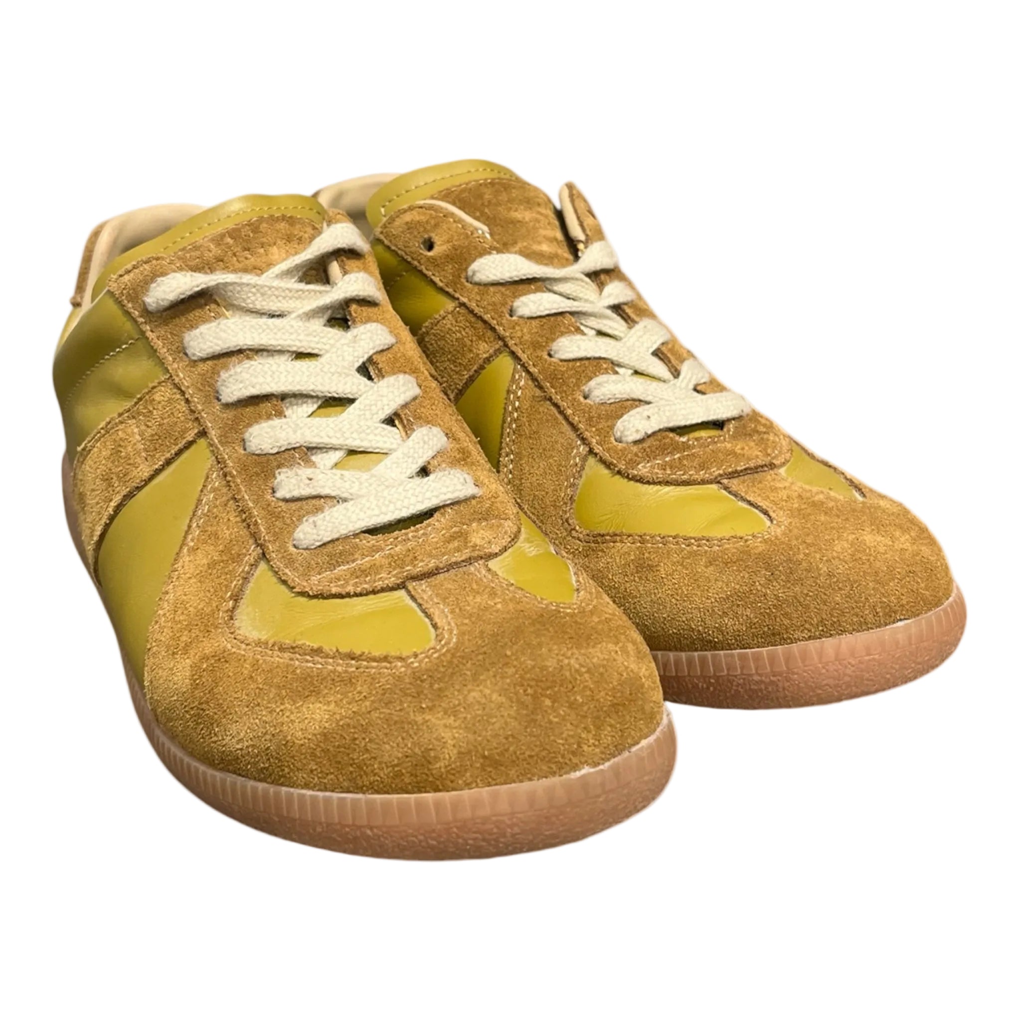 Maison Margiela/Low-Sneakers/EU 40/Leather/YEL/REPLICA LOW GAT view 1