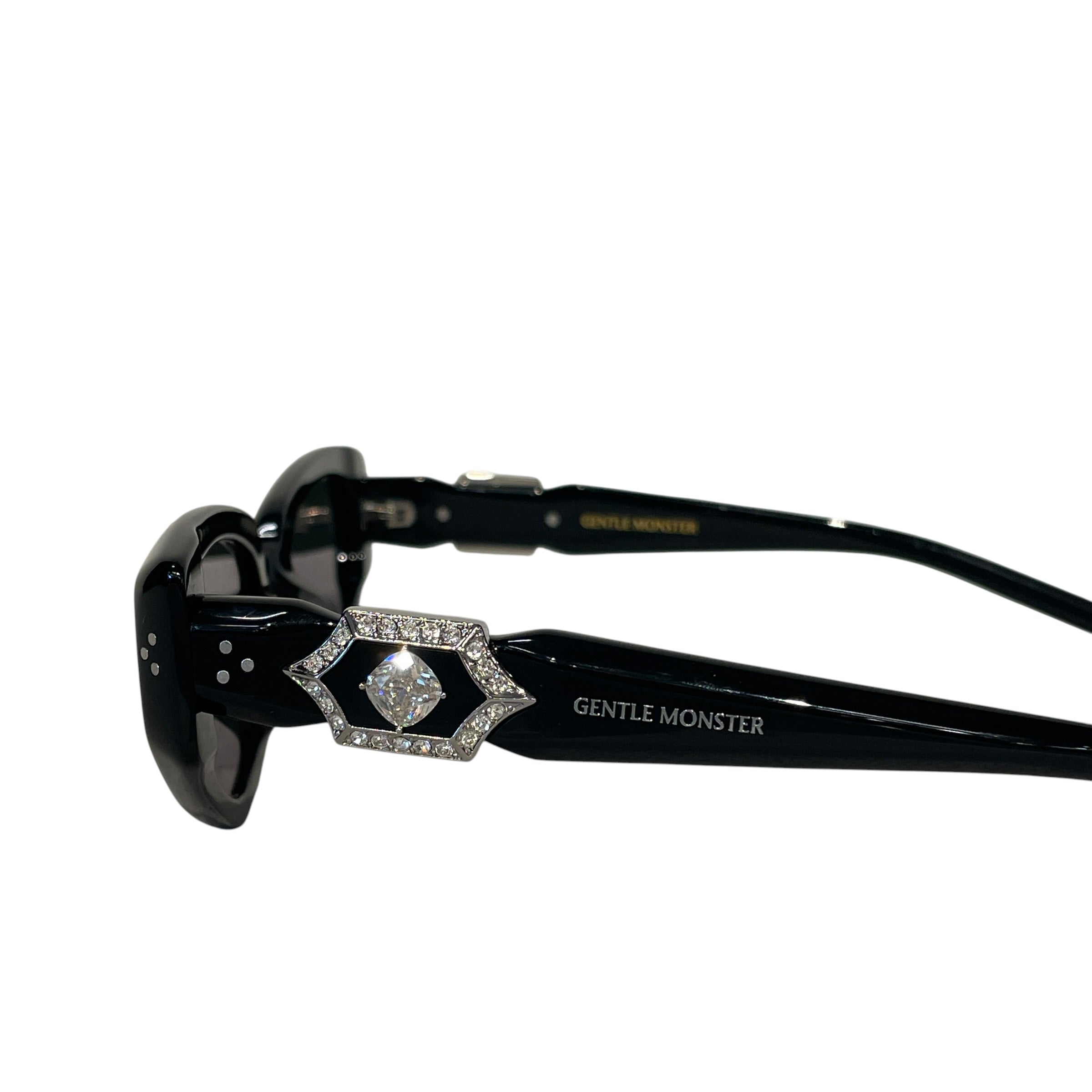 GENTLE MONSTER/Sunglasses/Plastic/BLK/L's/RUVY VAN/JEWEL view 3