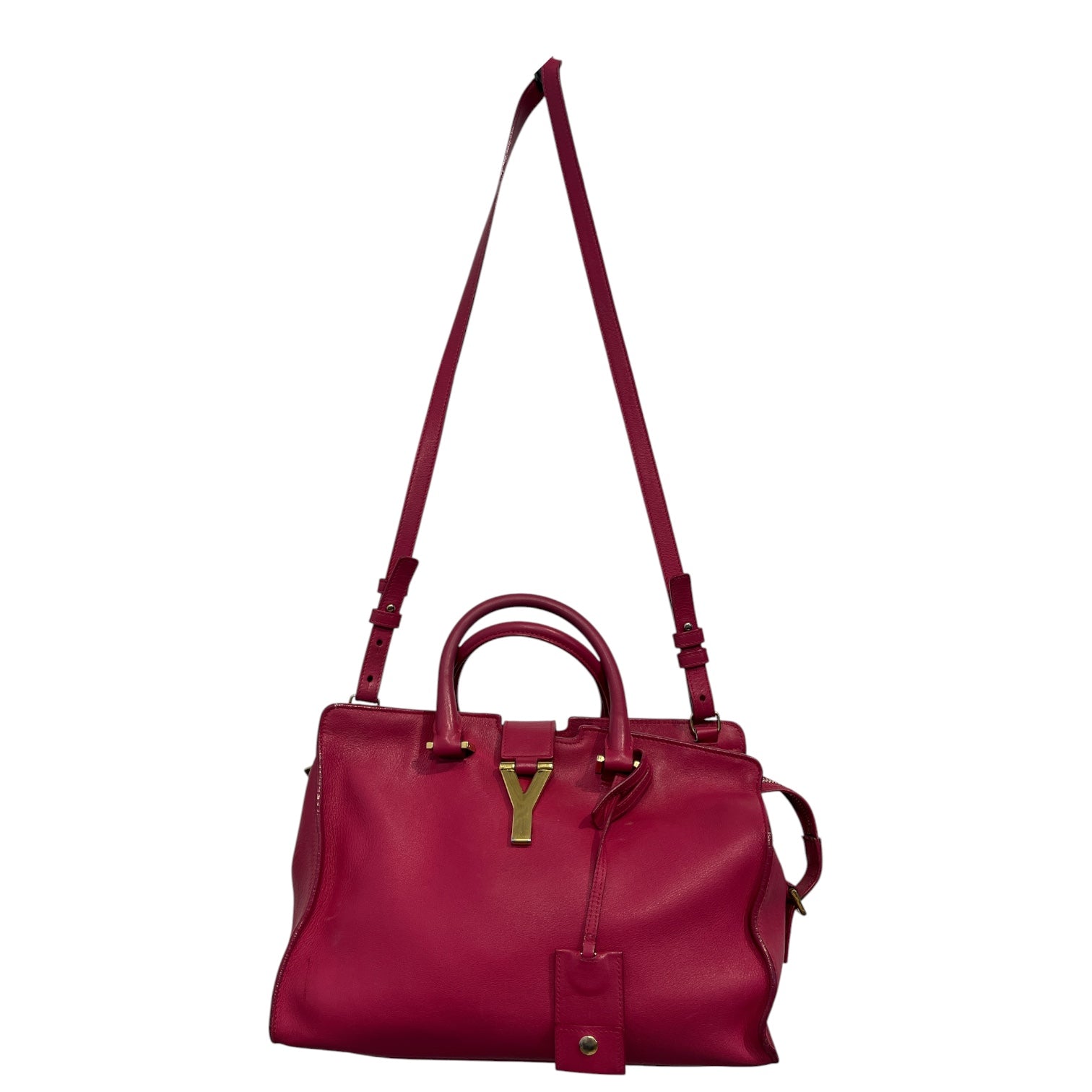 YVES SAINT LAURENT/Hand Bag/Leather/PNK/cabas Y view 5