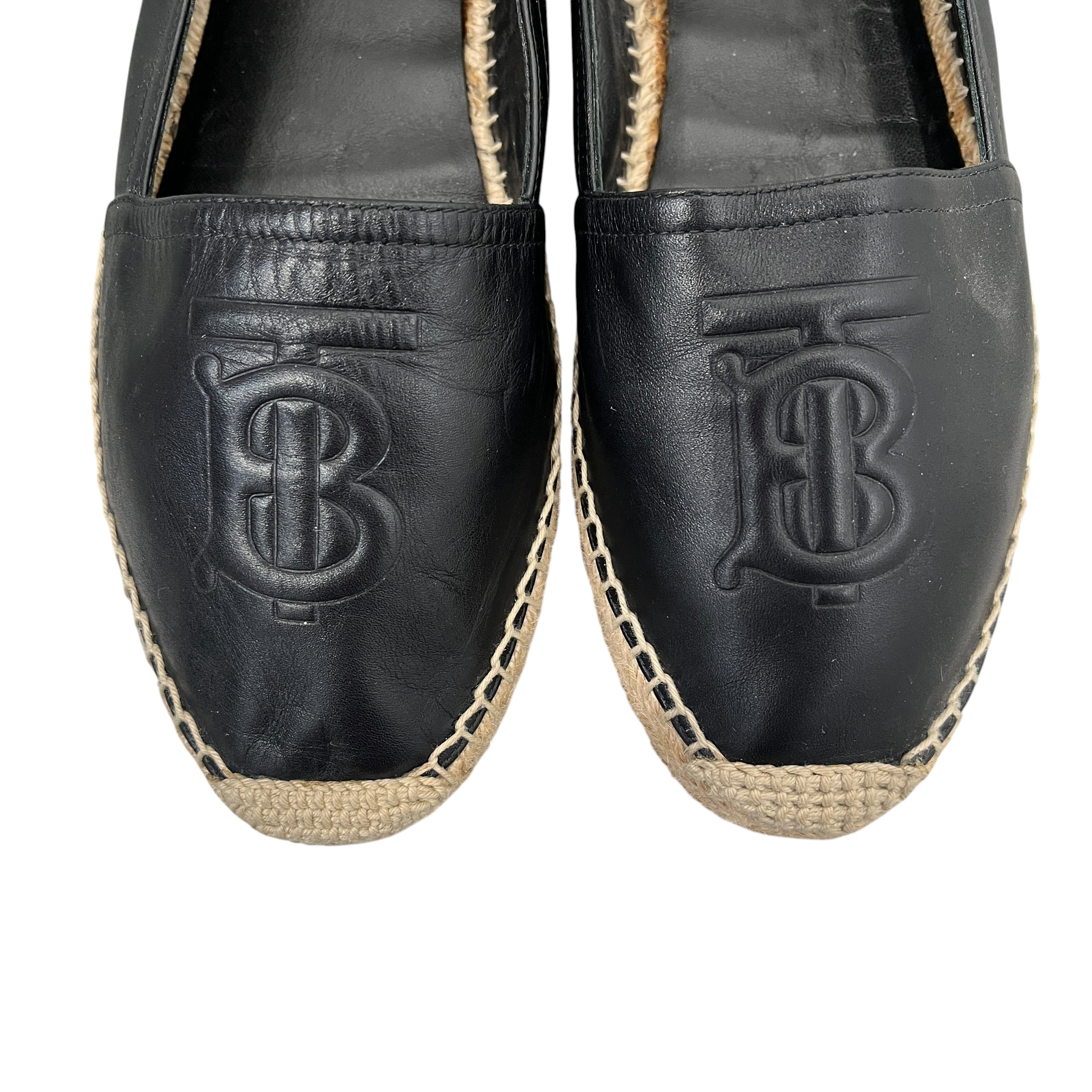 BURBERRY LONDON/Espadrilles/US 8/BLK/TB MONOGRAM view 3