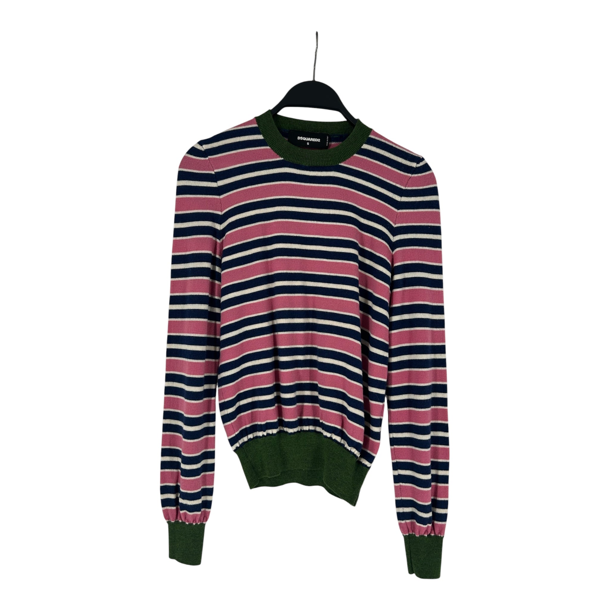 DSQUARED2/Sweater/S/Stripe/Wool/MLT/PNK/BLU/GRN view 1