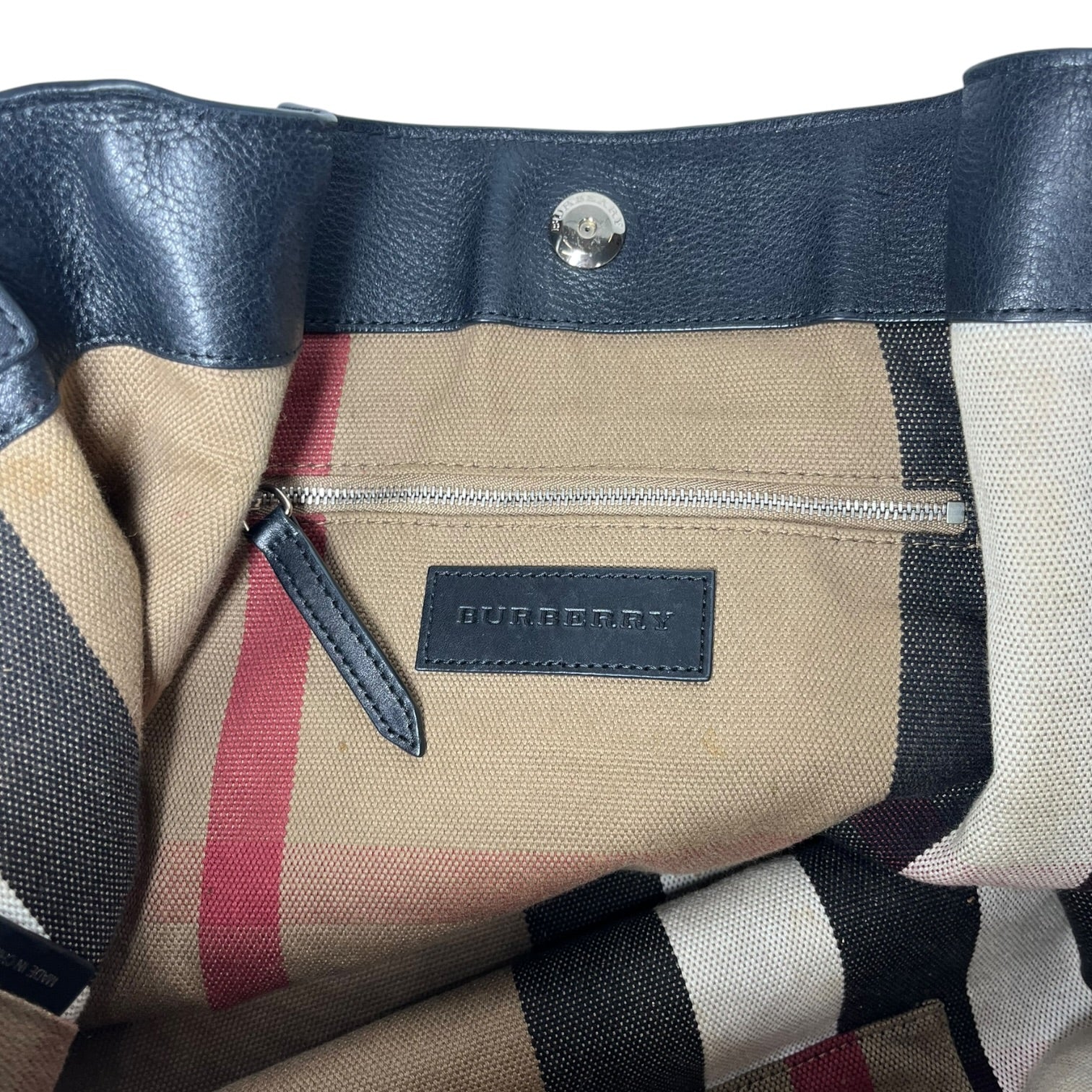 BURBERRY/Tote Bag/Leather/BLK/Madistone Medium Tote view 5