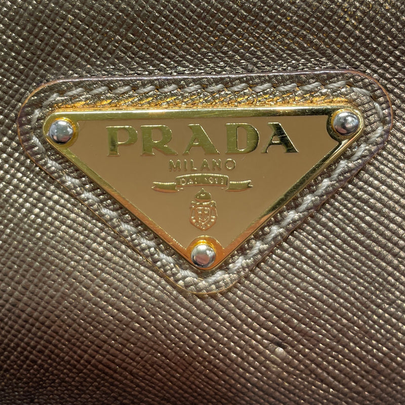 PRADA/Hand Bag/Leather/GLD/SAFFIANO LUX SHOULDER BAG