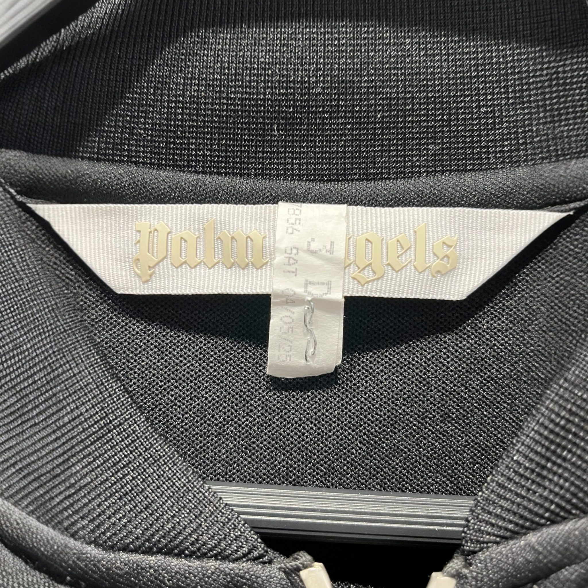 Palm Angels/Jacket/M/Stripe/Cotton/BLK/CROPPED TRACK JKT view 3