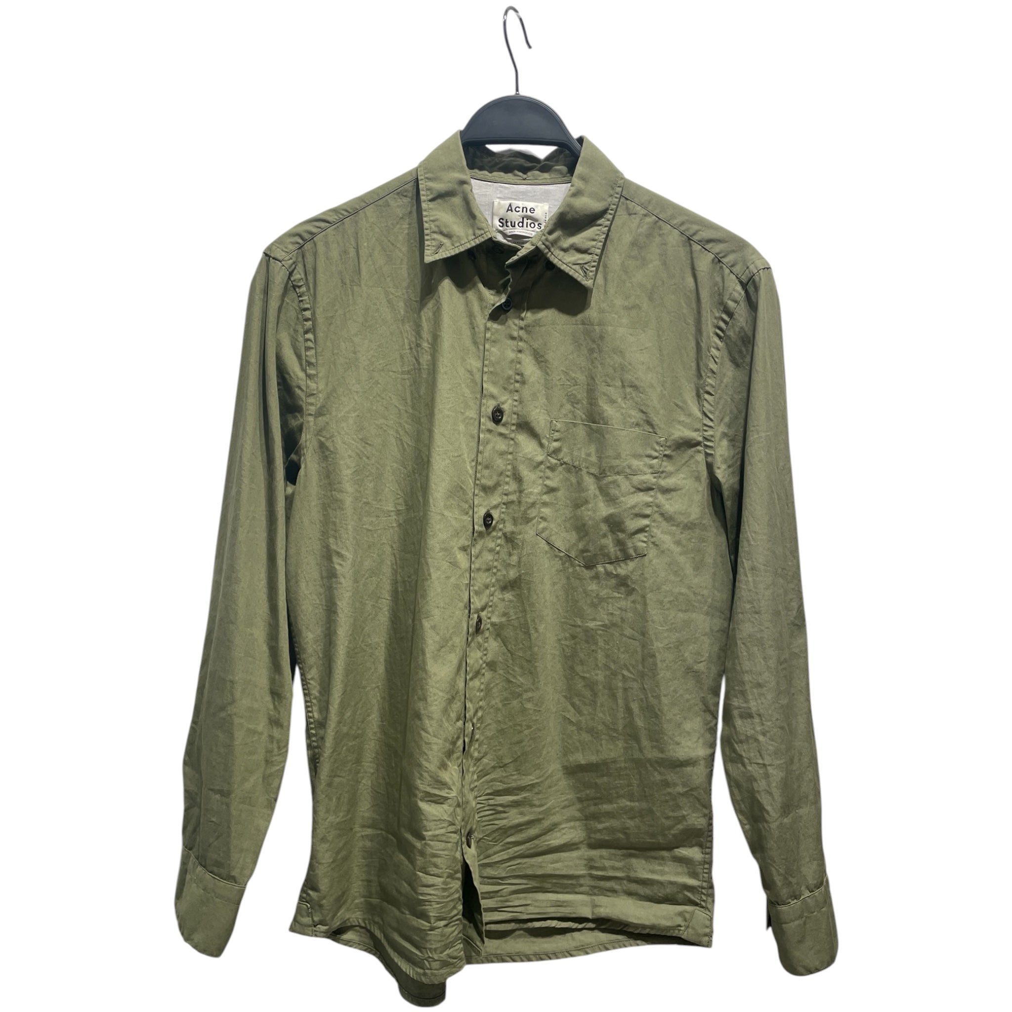 Acne Studios/LS Shirt/46/Cotton/GRN/ view 1