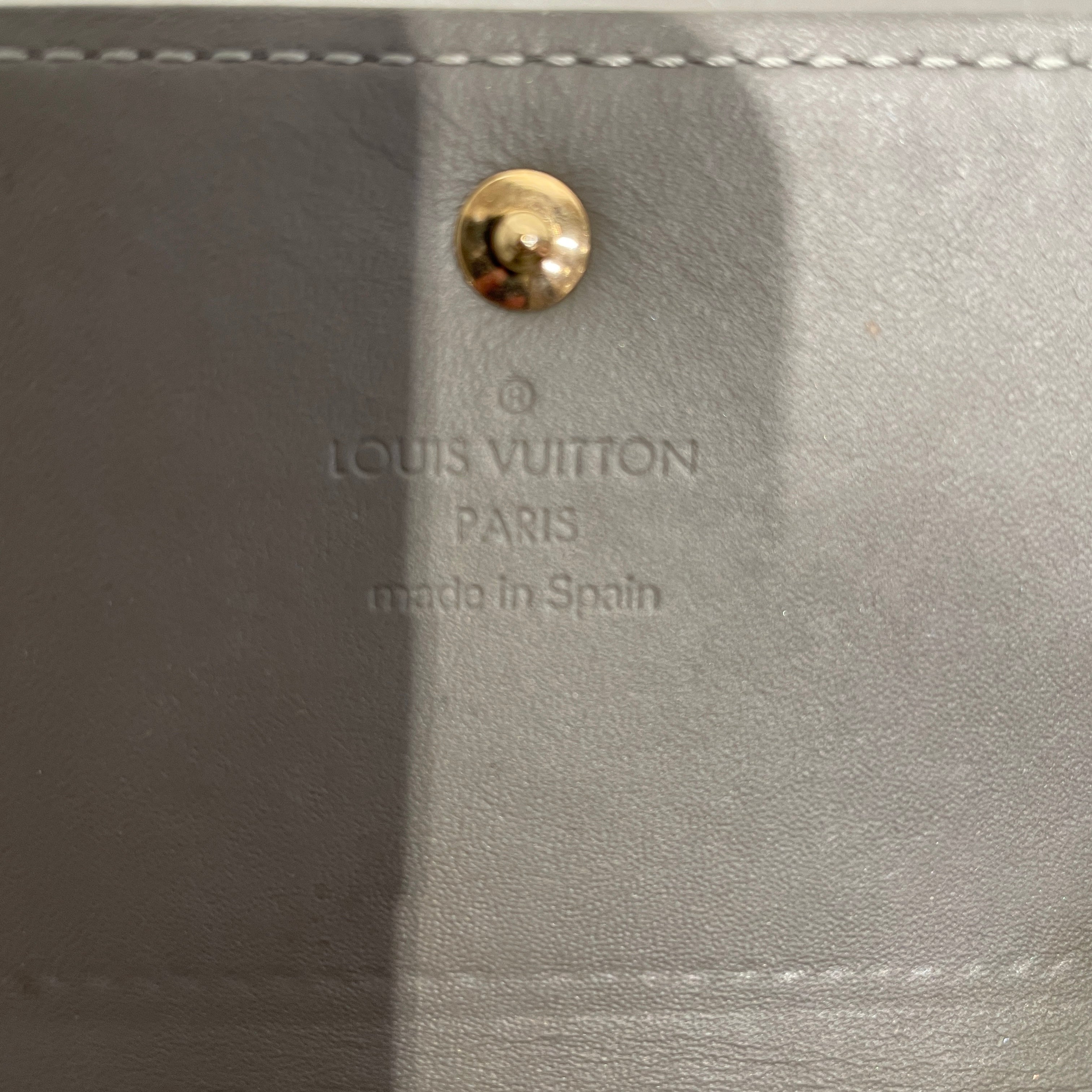 LOUIS VUITTON/Coin Wallet/Monogram/Leather/GLD/Vernis Card Holder view 3