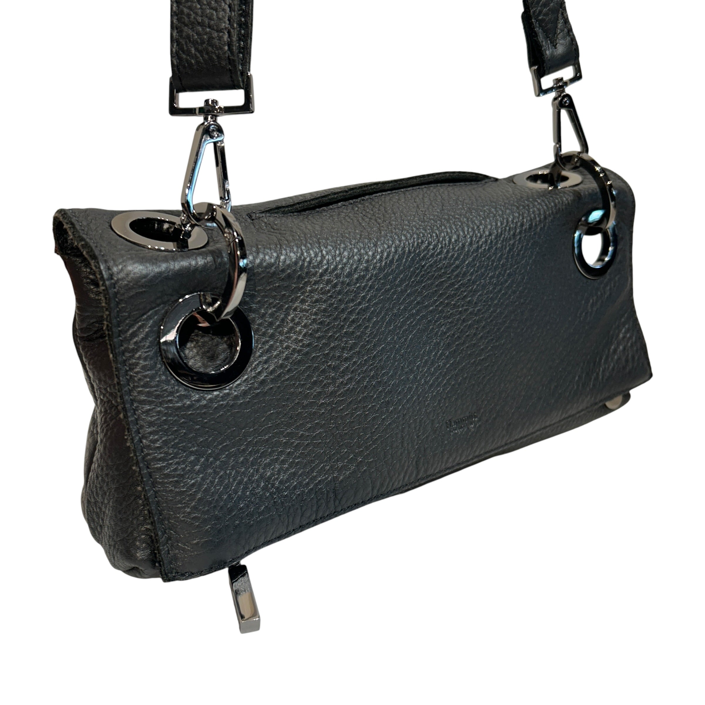 Hammitt/Cross Body Bag/Leather/BLK/VIP Montana Shoulder Bag view 6
