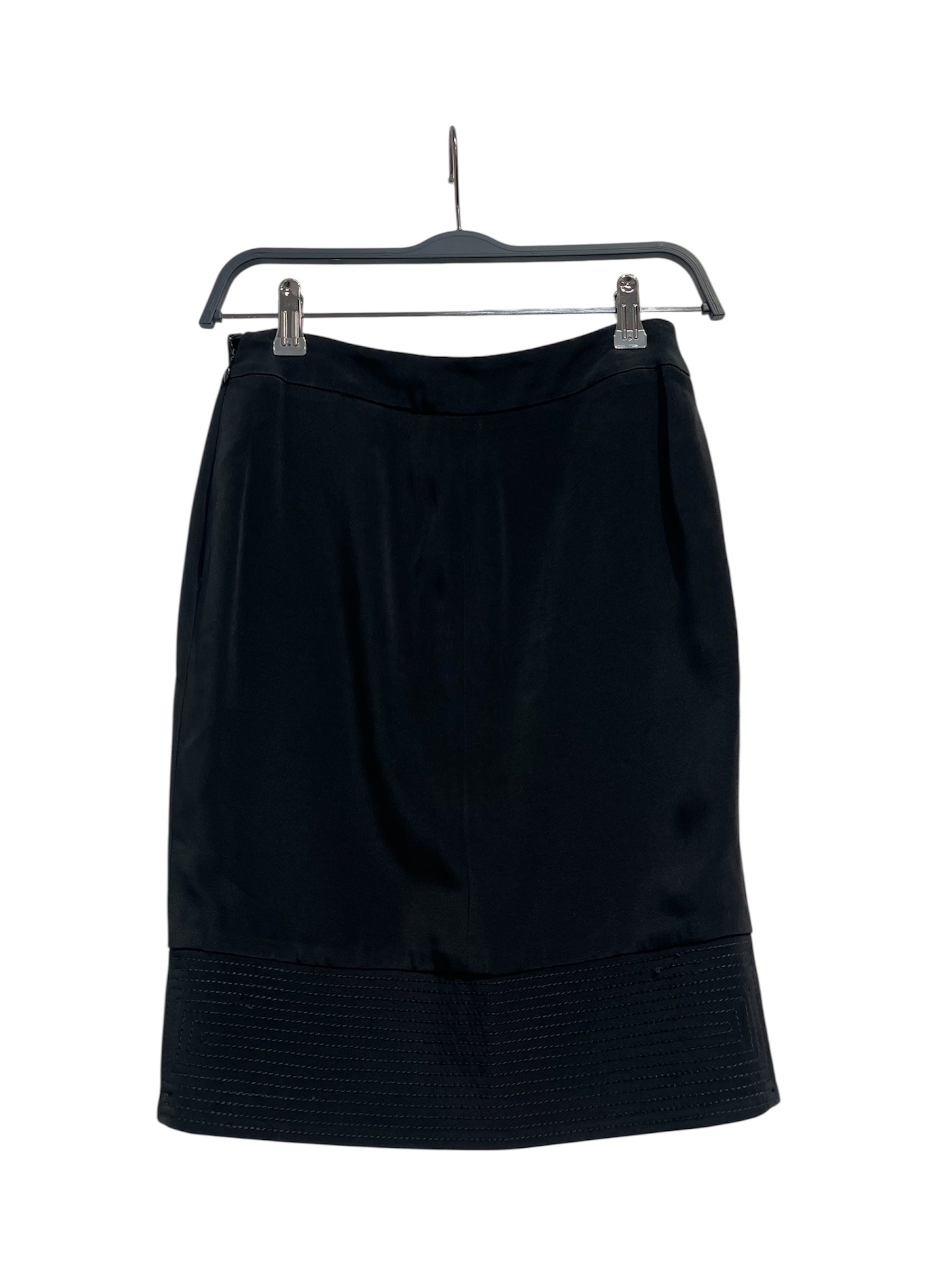 TOM FORD/Skirt/Cotton/BLK/RIBBING AT BOTTOM view 2
