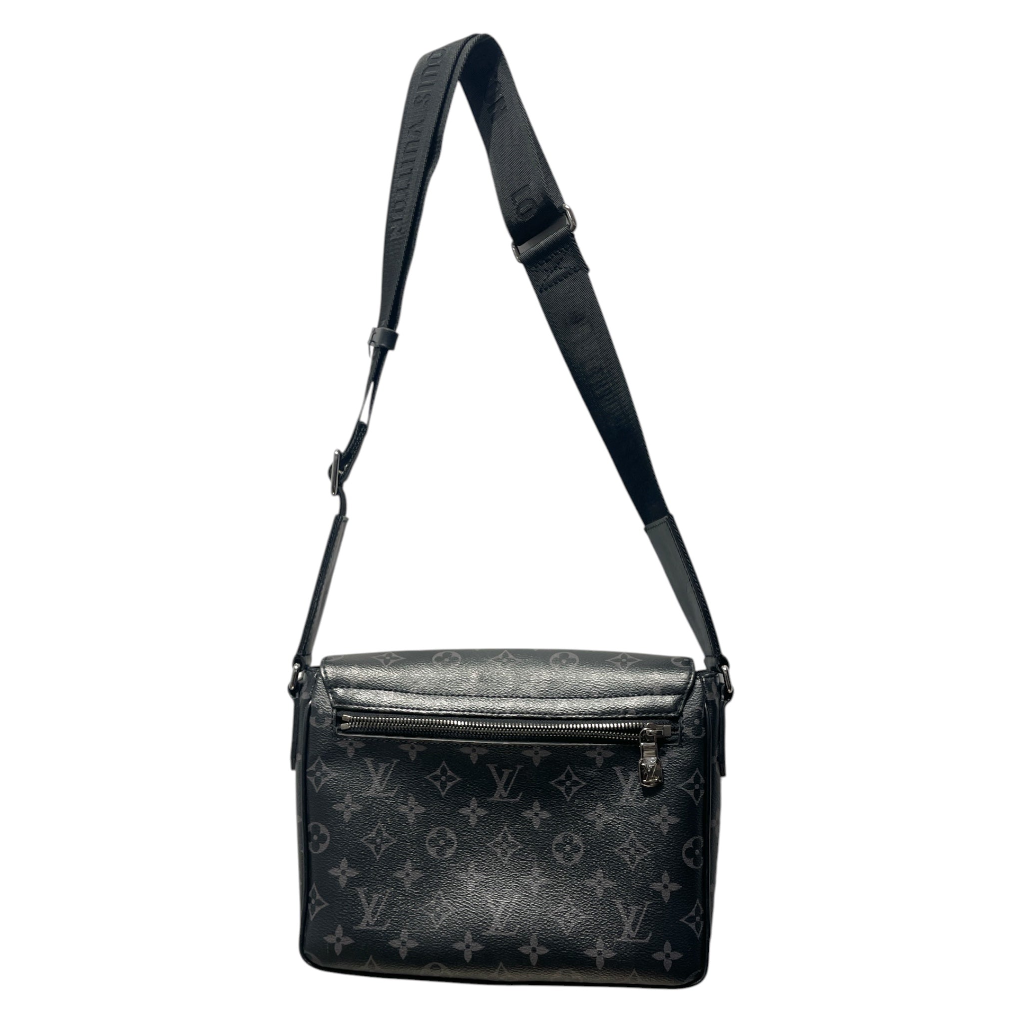 LOUIS VUITTON/Cross Body Bag/Monogram/Leather/BLK/District PM monogram Eclipse view 2