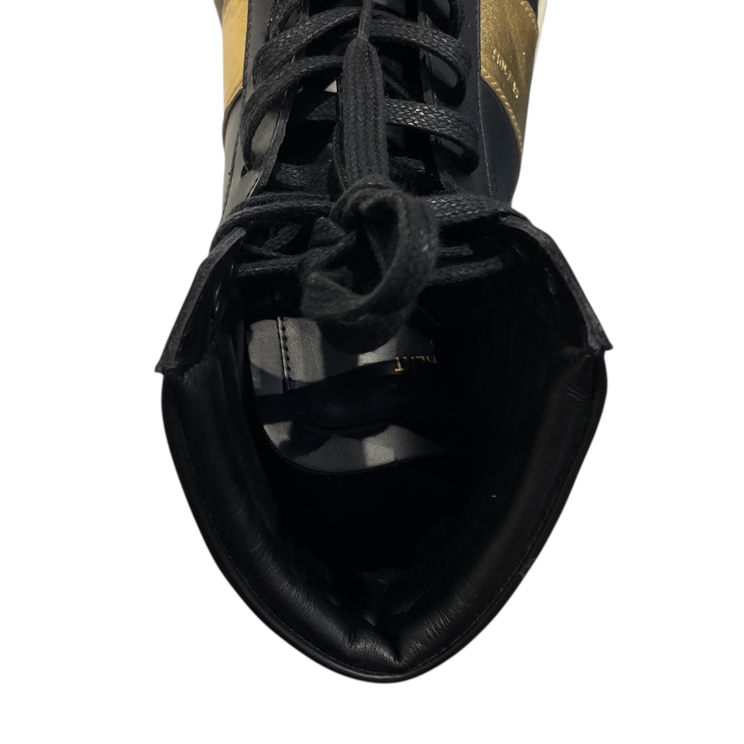 SAINT LAURENT/Hi-Sneakers/EU 43.5/Leather/BLK/418026 view 3