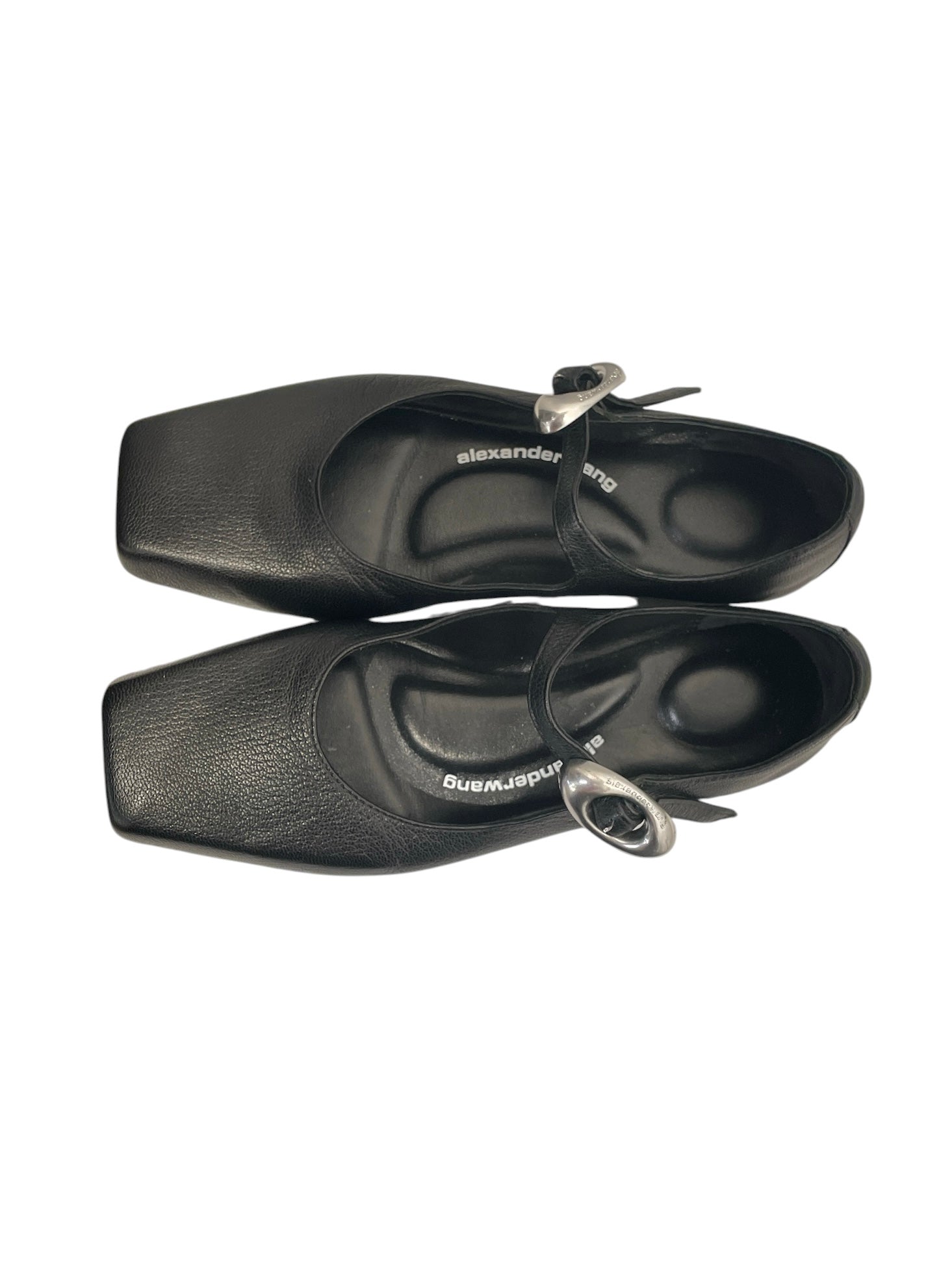 Alexander Wang/Flat Shoes/EU 35/Leather/BLK/square toe billie mary janes view 3