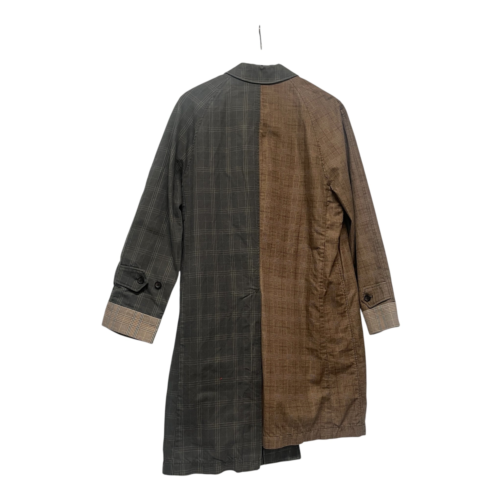 Maison Margiela/H&M/Trench Coat/S/Cotton/BRW/Single Breasted/Plaid/FUSION TRENCH COAT view 2