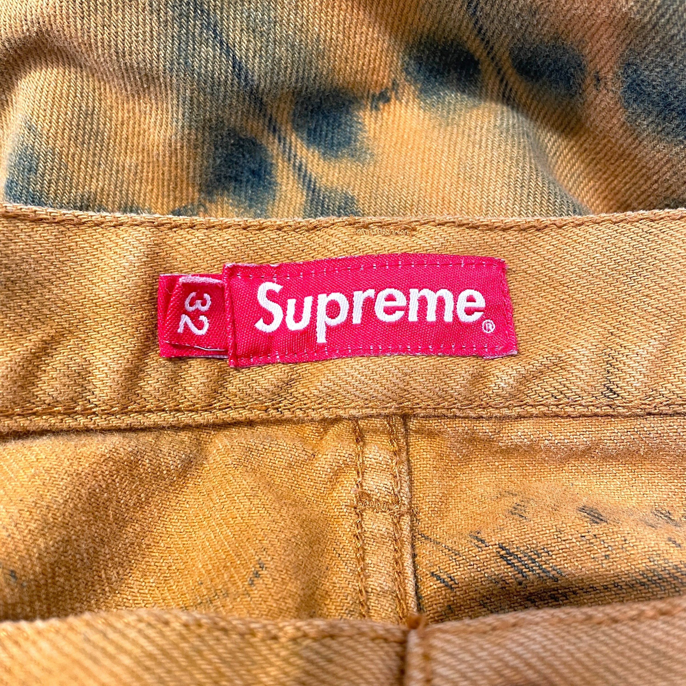 Supreme/Straight Pants/32/Denim/CML/All Over Print/FW22 Rust Dyed Jeans view 3