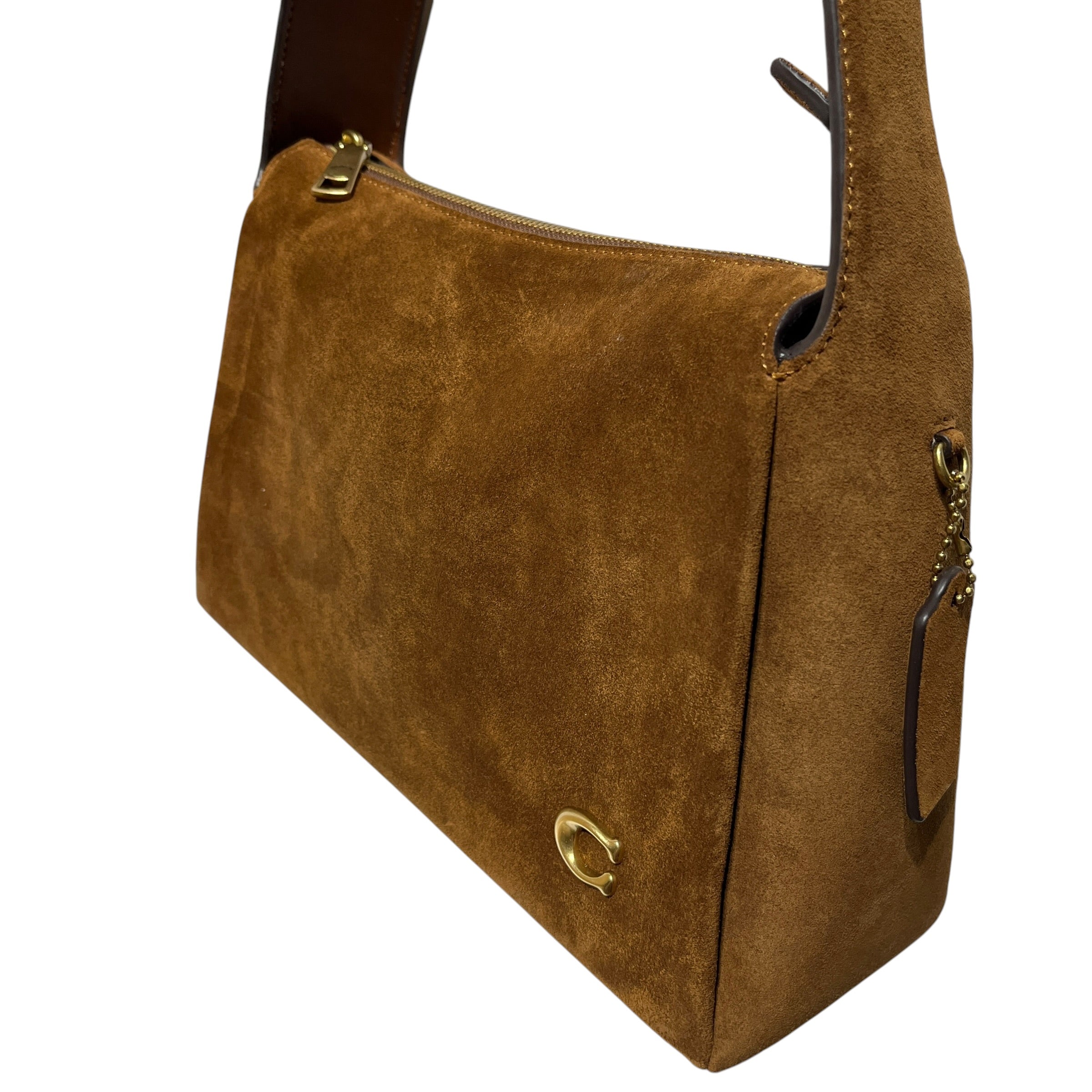 COACH/Bag/Suede/CML/Lola Shoulder gold C view 6