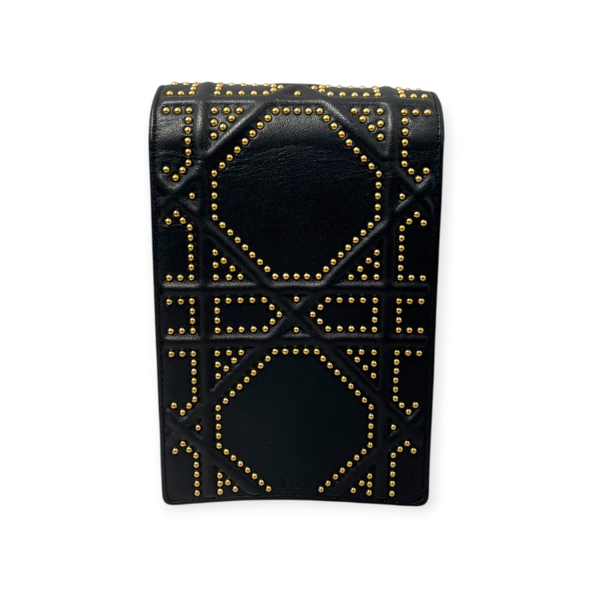 Christian Dior/Bag/Leather/BLK/STUDDED DIORAMA BAG view 7