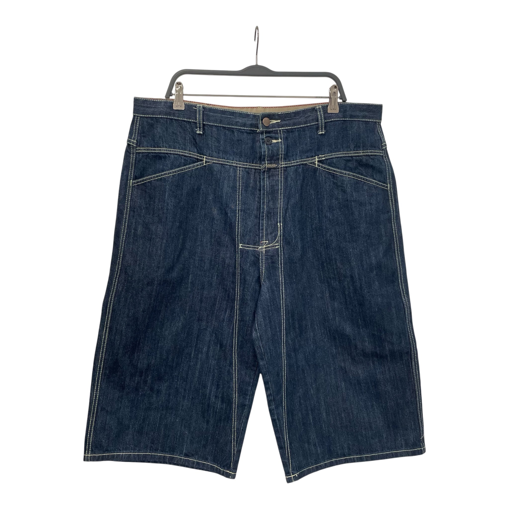 MARITHE FRANCOIS GIRBAUD/Shorts/38/Denim/NVY/2BUTTONFLY view 1