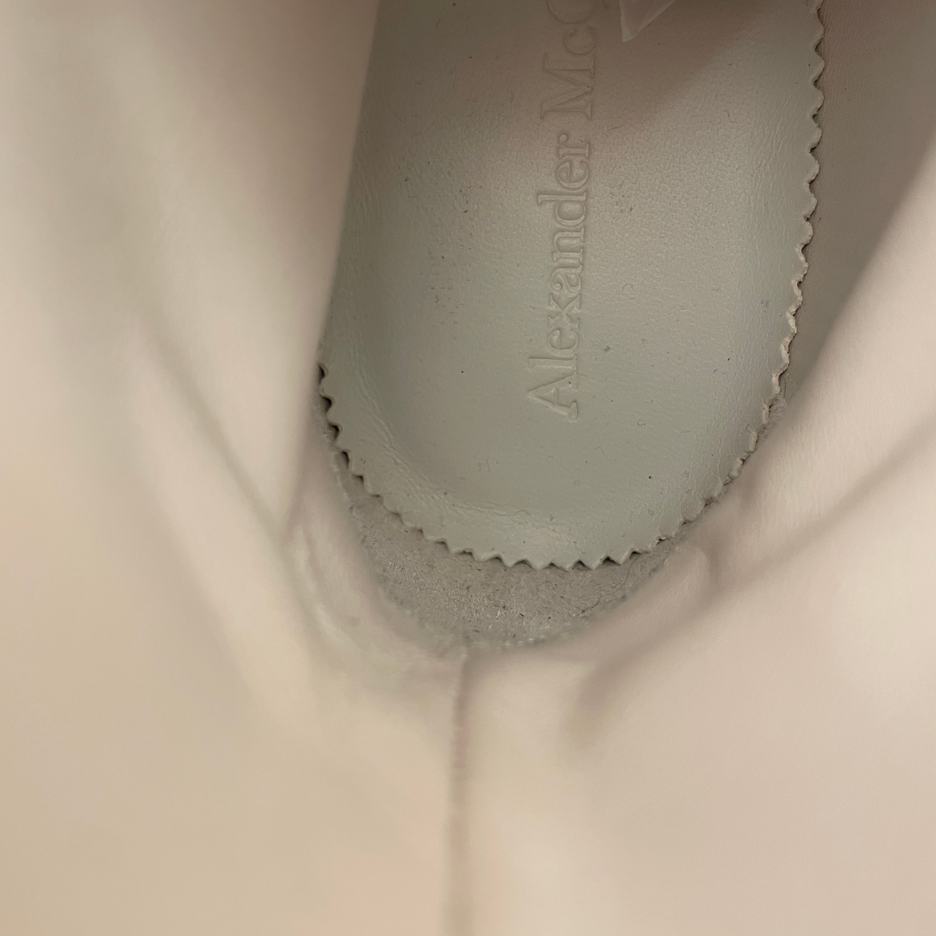 Alexander McQueen/Hi-Sneakers/EU 37.5/Leather/WHT/pink sole view 3