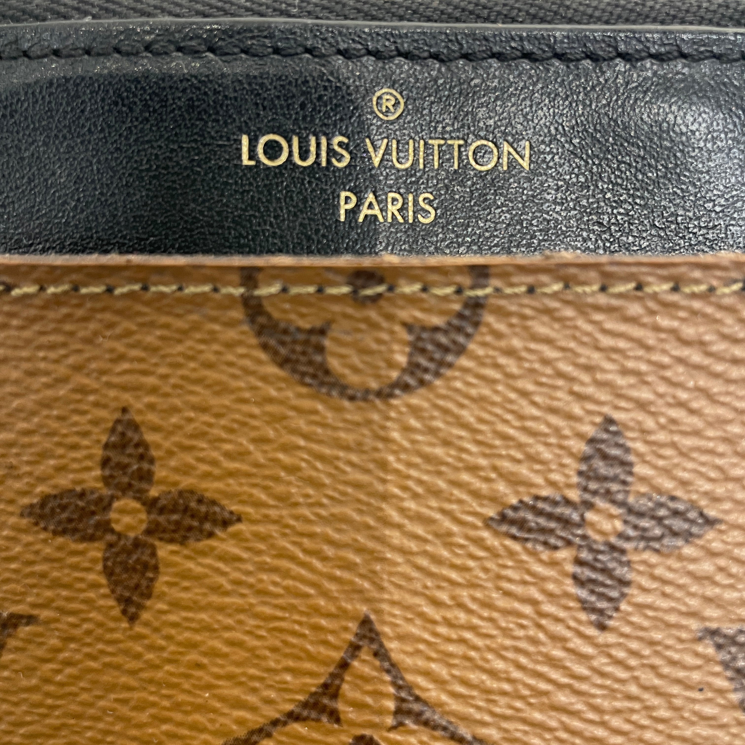 LOUIS VUITTON/Long Wallet/Monogram/Leather/BRW/Reverse Monogram Slim Purse view 4