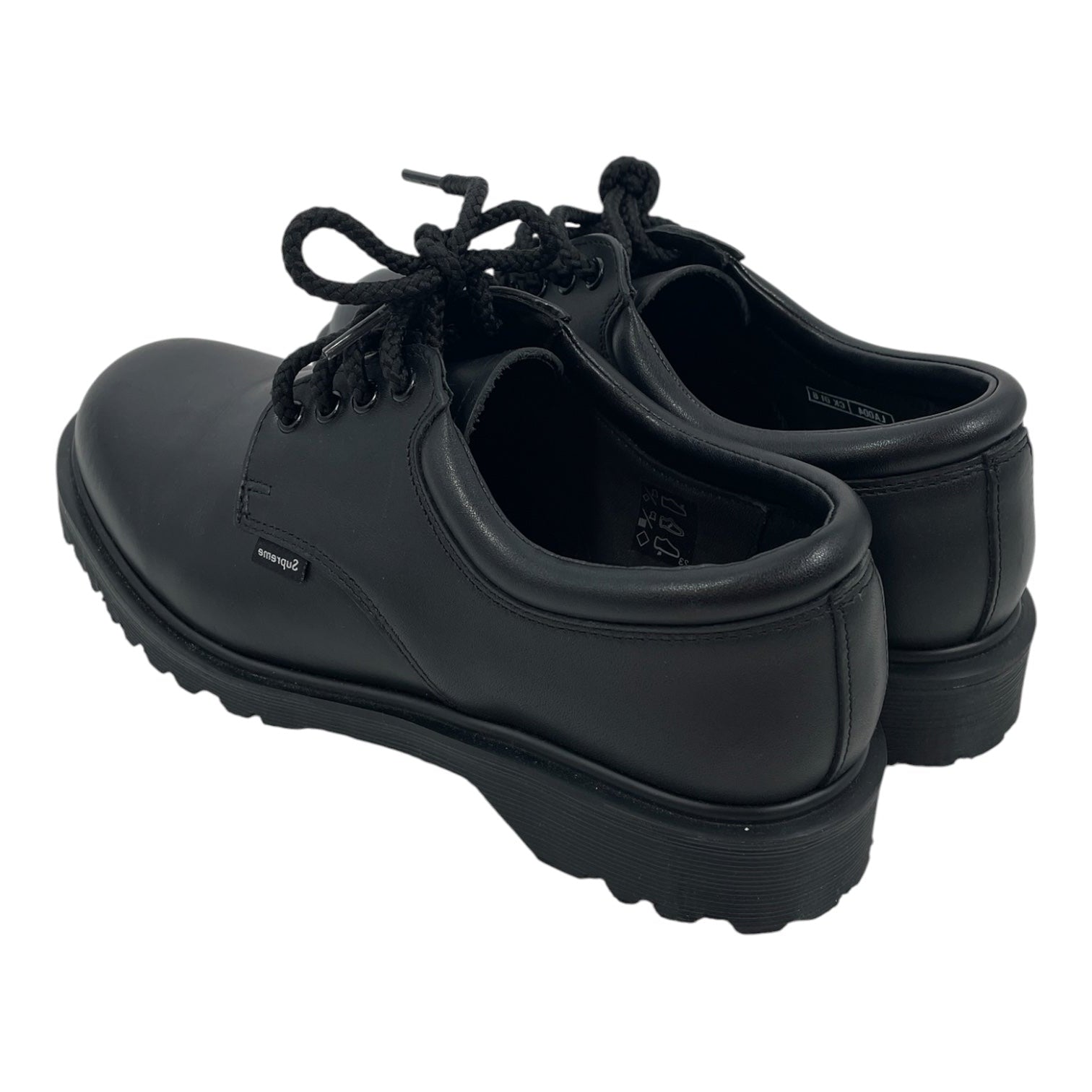 Dr.Martens/Supreme/Dress Shoes/US 9/Leather/BLK/postal 4 eye casual dress shoe view 2