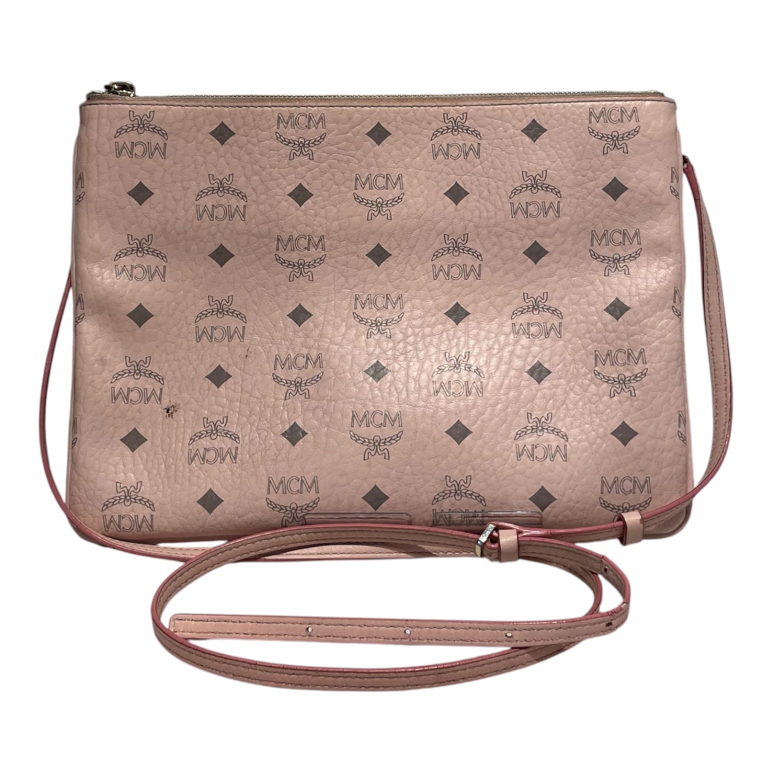 MCM/Cross Body Bag/Monogram/PNK/Canvas Visetos view 1