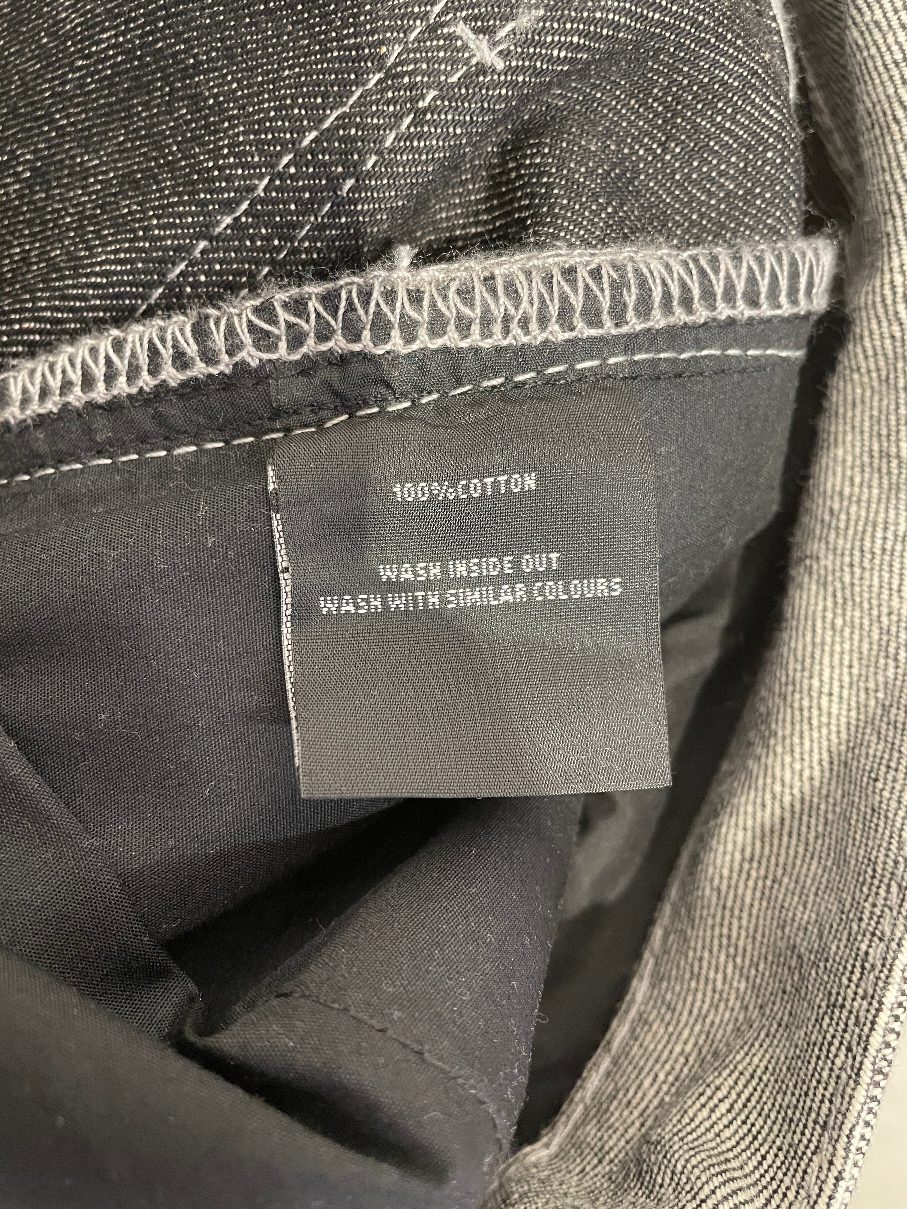 LINEAGE/Pants/L/Cotton/GRY/Selvedge Denim Double Pockets view 5