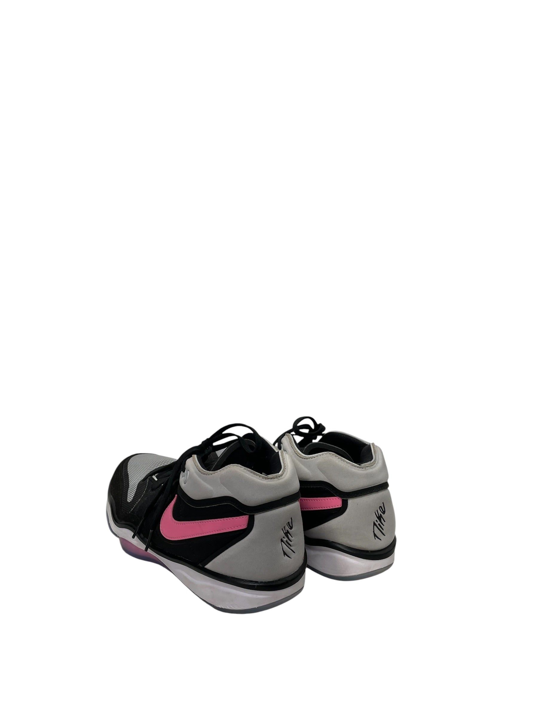 NIKE/Low-Sneakers/US 9/BLK/ZOOM G.T. HUSTLE PINK/BLACK view 2