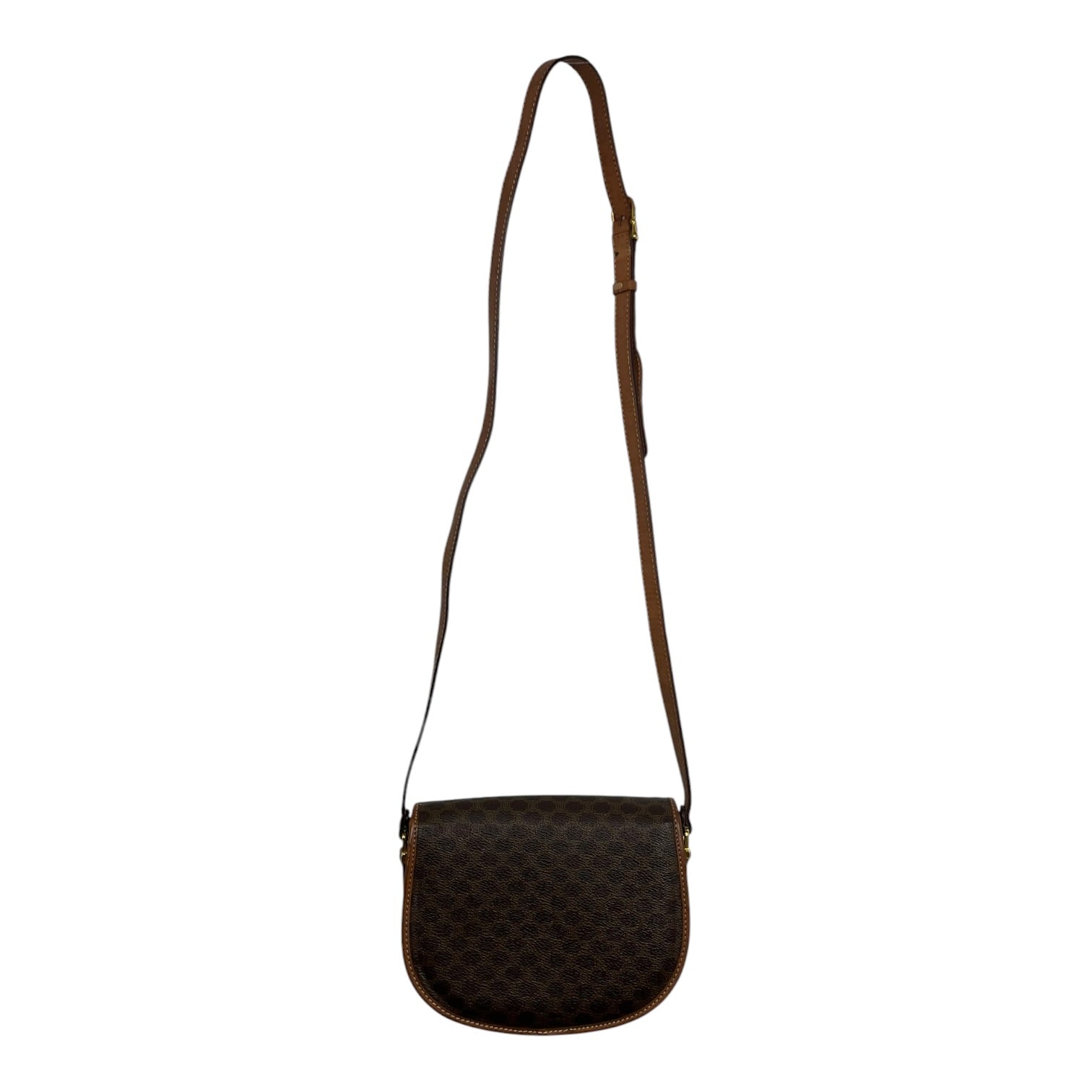 CELINE/Cross Body Bag/Monogram/Leather/BRW/Macadam view 2