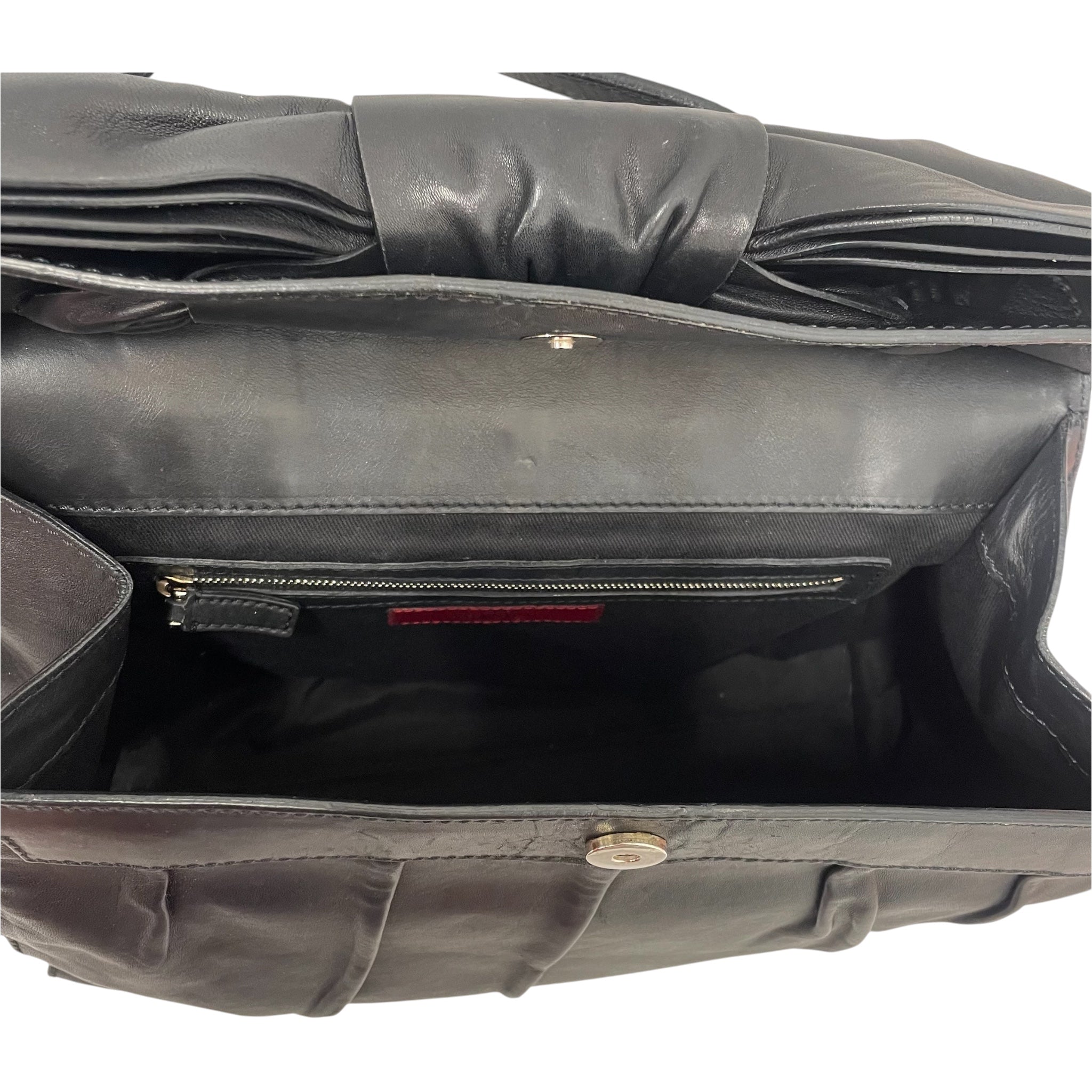 VALENTINO GARAVANI/Hand Bag/Leather/BLK/APHRODITE BIG BOW view 4
