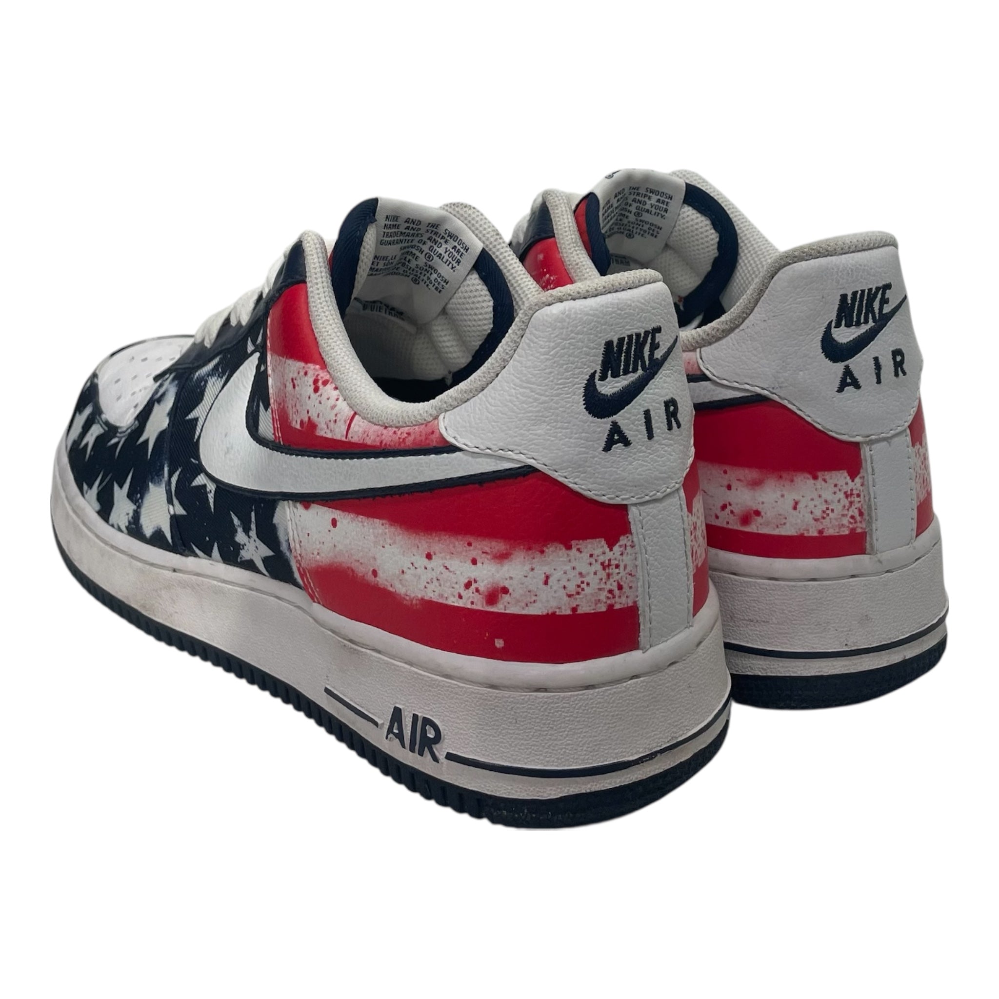 NIKE/Low-Sneakers/US 11.5/All Over Print/WHT/488298-425 AF1 INDEPENDENCE DA view 2