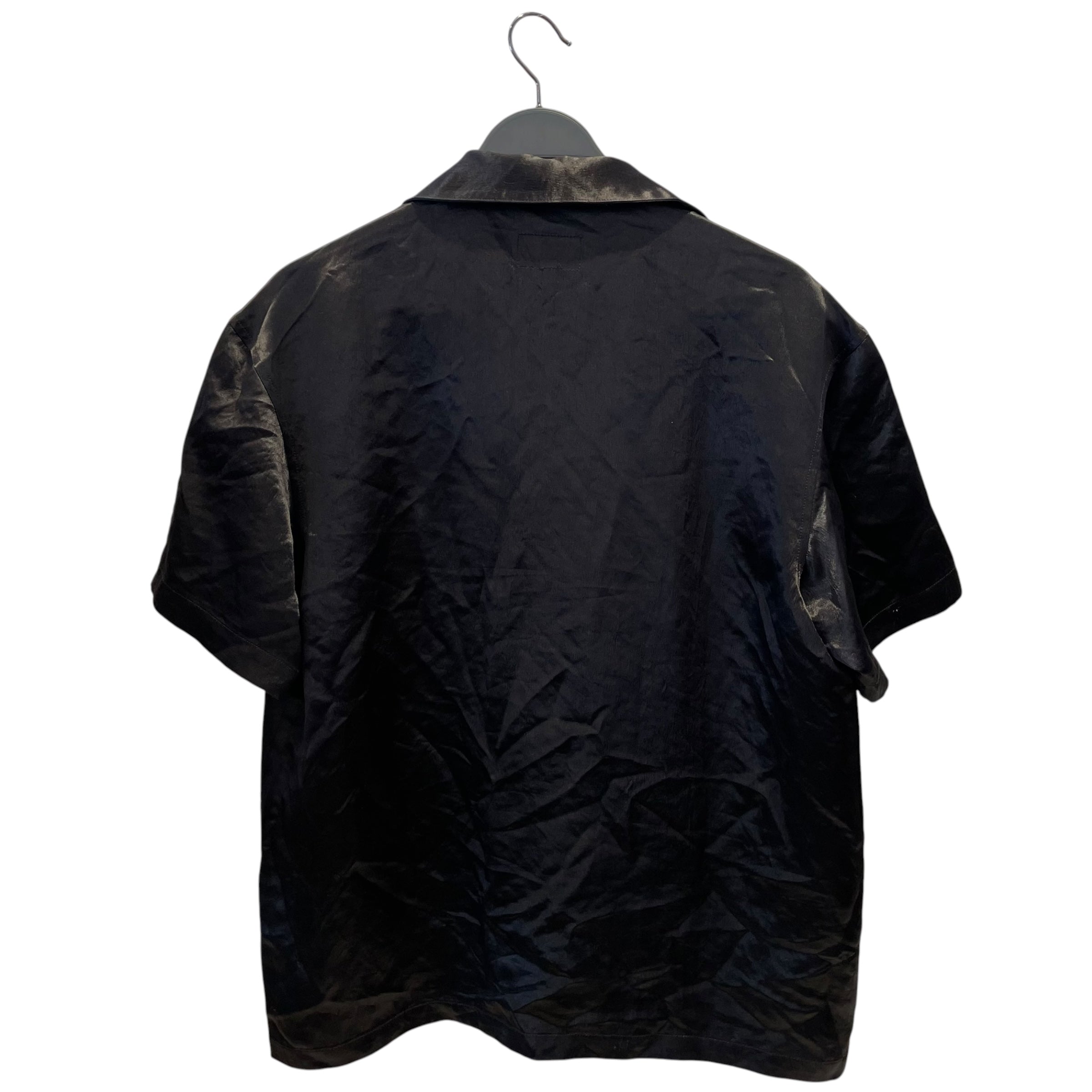 Supreme/Shirt/BLK/Satin zip purple&blue stripe view 2