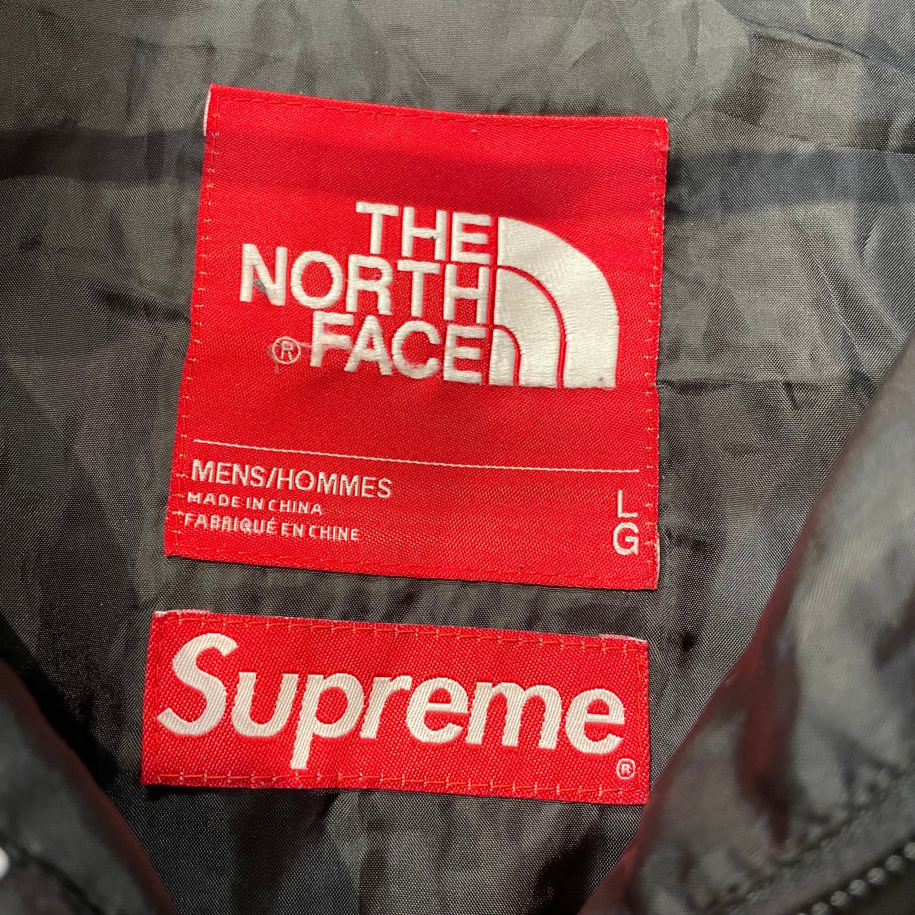 Supreme/THE NORTH FACE/Windbreaker/L/Nylon/BLK/All Over Print/'BY ANY MEANS' view 5