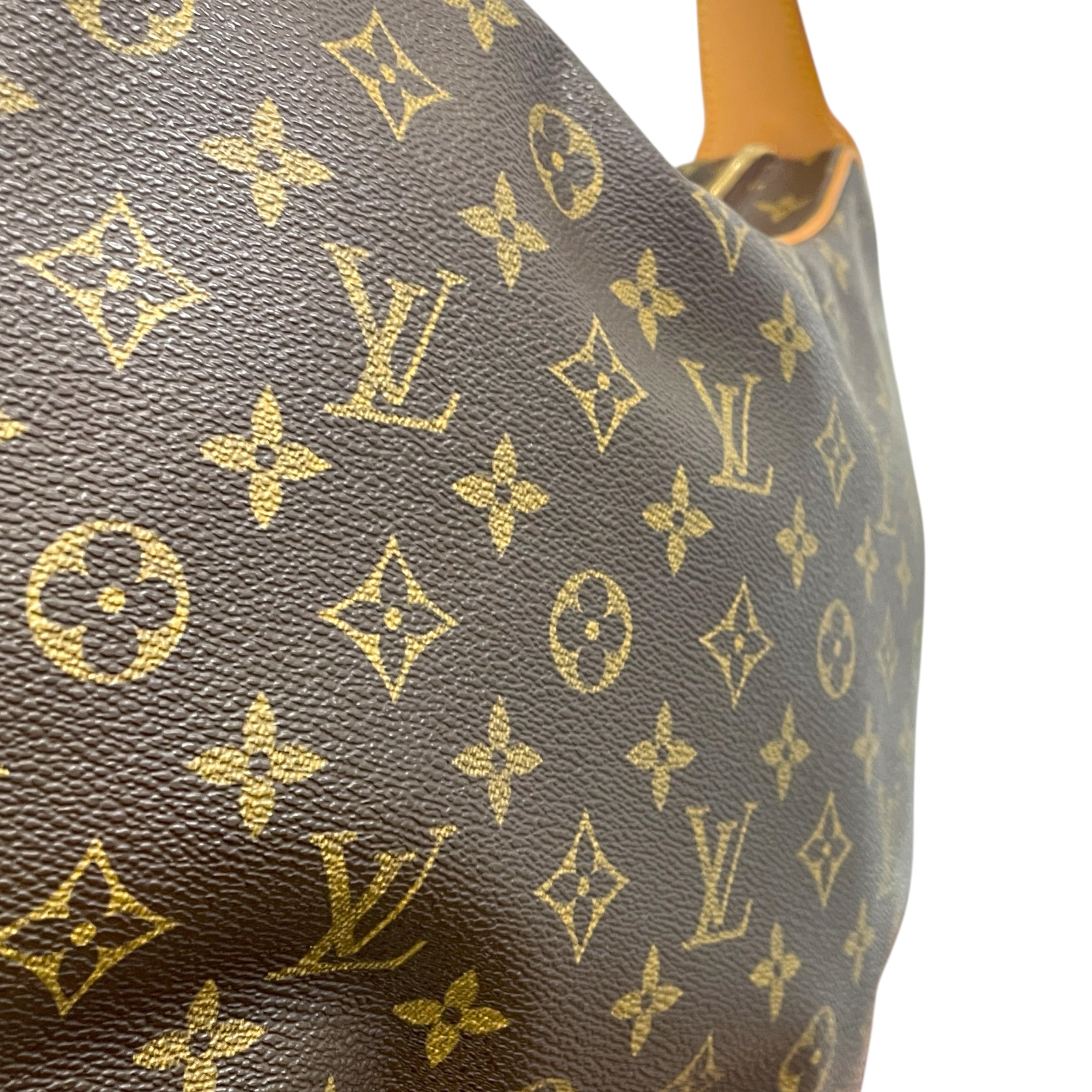 LOUIS VUITTON/Bag/Monogram/Leather/BRW/croissant gm view 4
