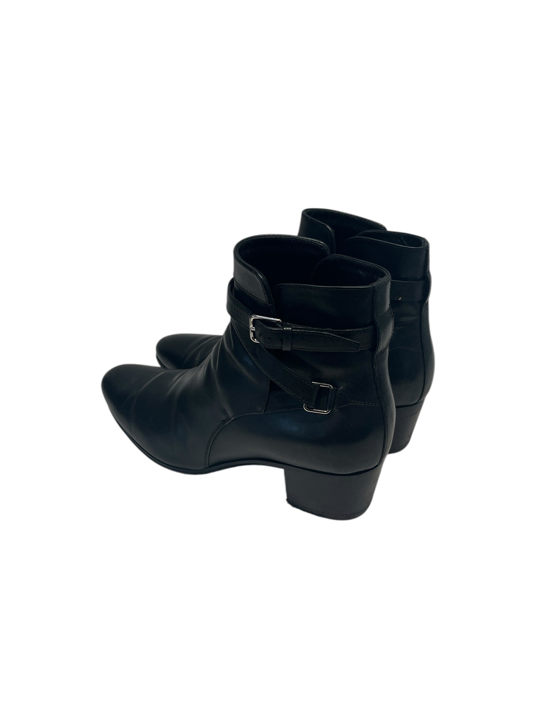 SAINT LAURENT/Boots/EU 40/Leather/BLK/ view 2