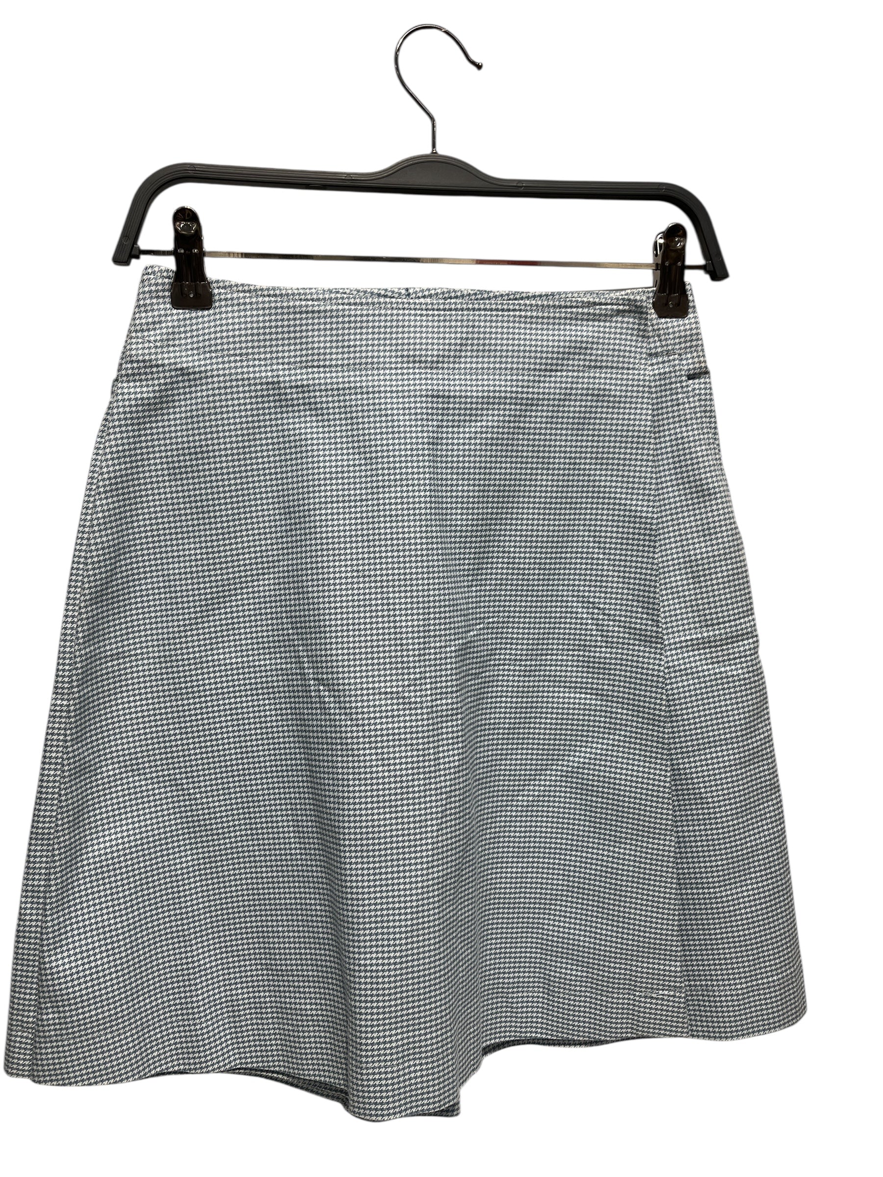 BURBERRY GOLF/Skirt/6/Houndstooth Check/Cotton/WHT/VELVRO STRAP view 1